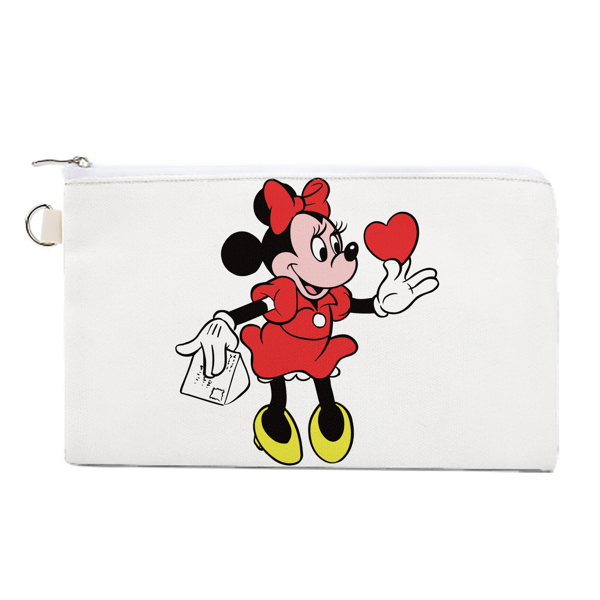 （画像用） ミッキーマウス Mickey Mouse キャンバス生地ポーチ　小物入れ