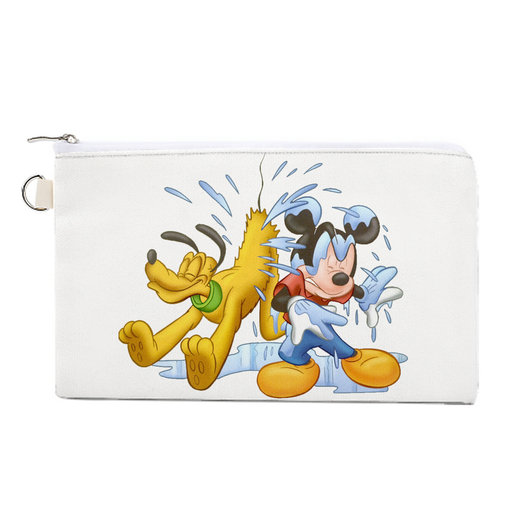 （画像用） ミッキーマウス Mickey Mouse キャンバス生地ポーチ　小物入れ