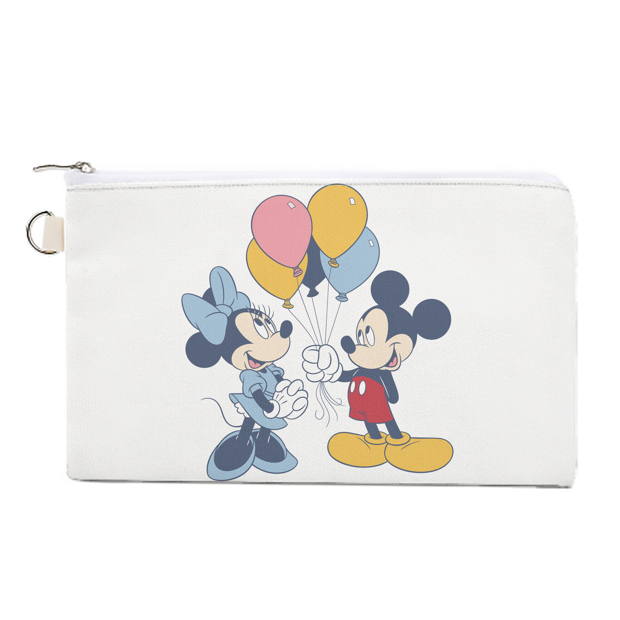 （画像用） ミッキーマウス Mickey Mouse キャンバス生地ポーチ　小物入れ