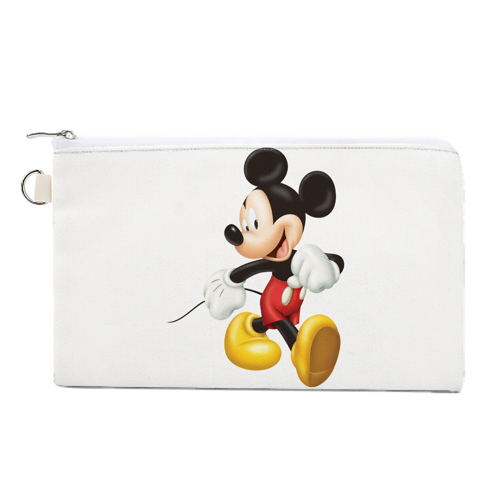（画像用） ミッキーマウス Mickey Mouse キャンバス生地ポーチ　小物入れ