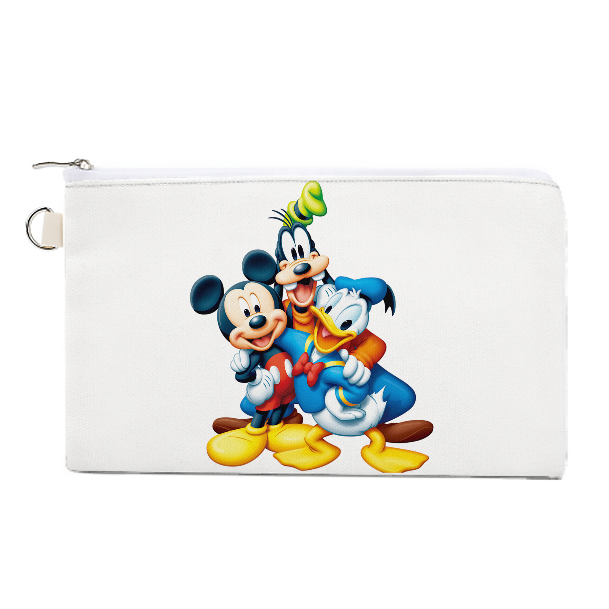 （画像用） ミッキーマウス Mickey Mouse キャンバス生地ポーチ　小物入れ
