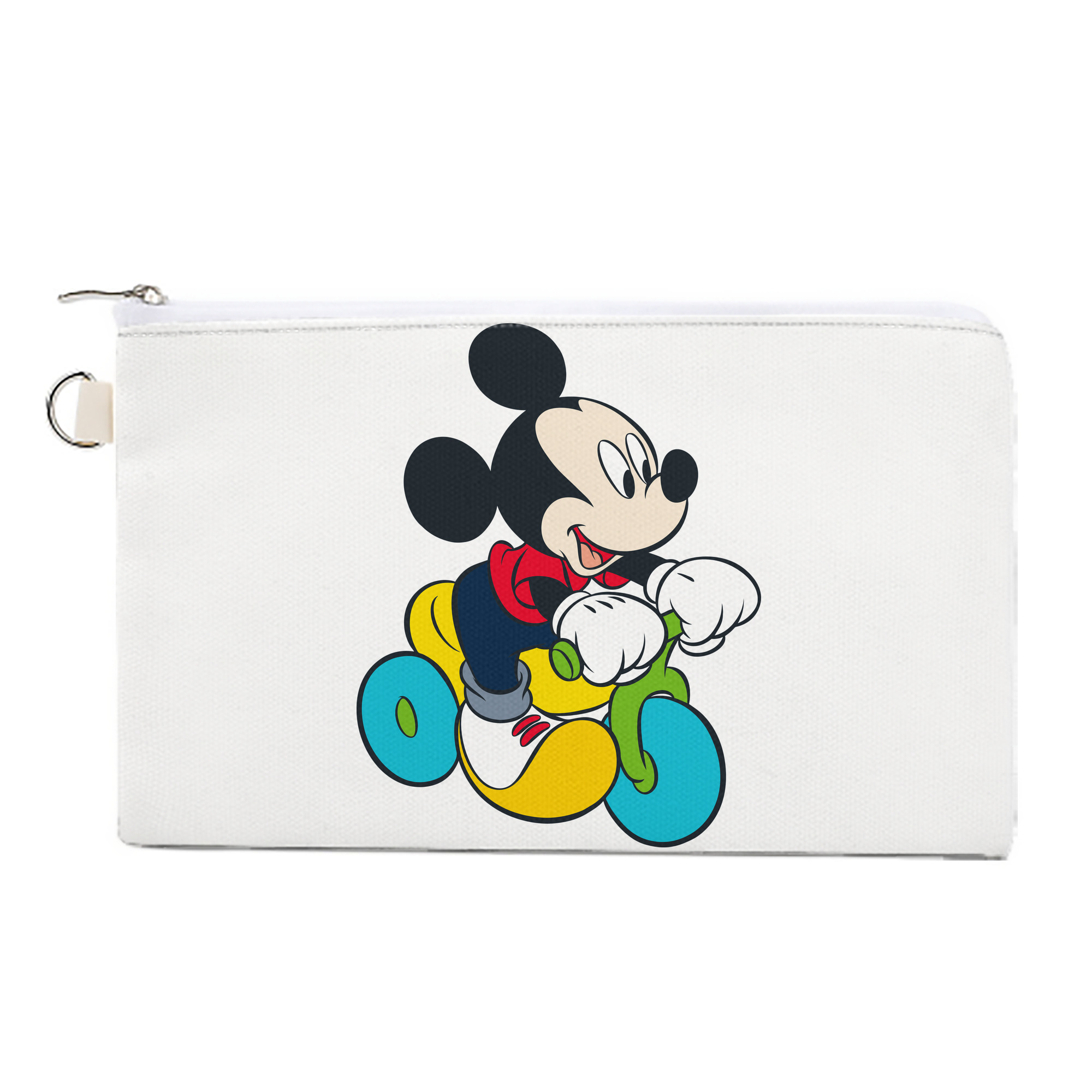 （画像用） ミッキーマウス Mickey Mouse キャンバス生地ポーチ　小物入れ