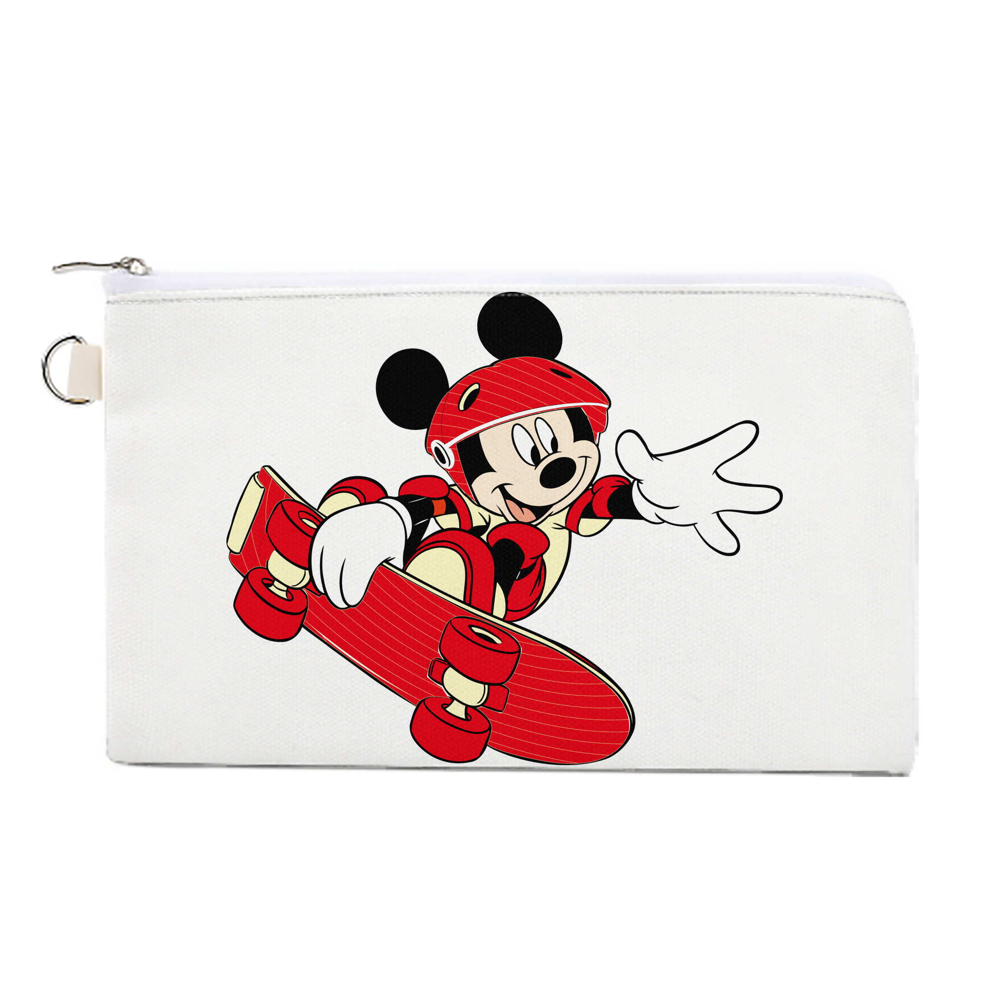 （画像用） ミッキーマウス Mickey Mouse キャンバス生地ポーチ　小物入れ