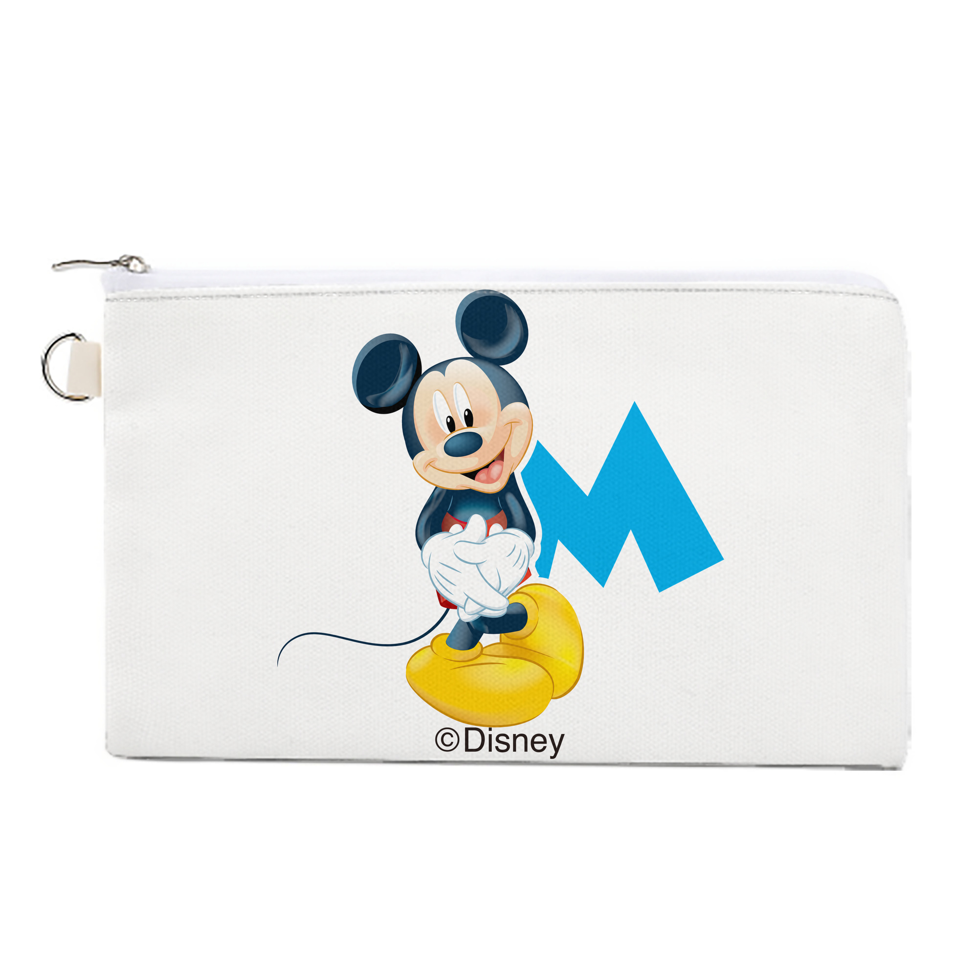 （画像用） ミッキーマウス Mickey Mouse キャンバス生地ポーチ　小物入れ