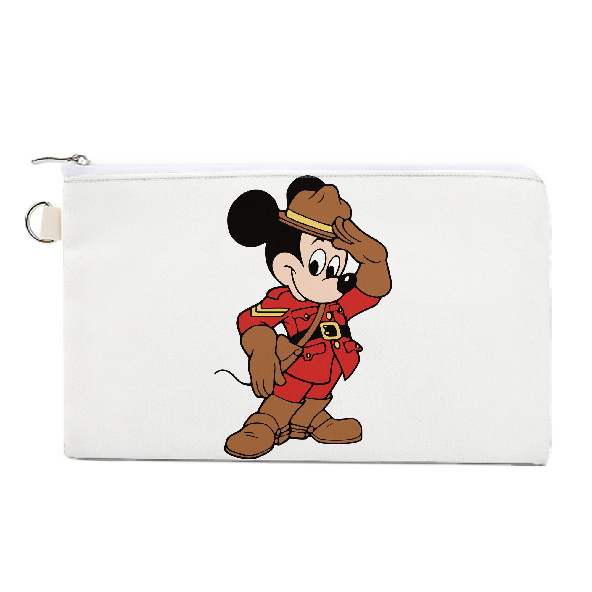 （画像用） ミッキーマウス Mickey Mouse キャンバス生地ポーチ　小物入れ