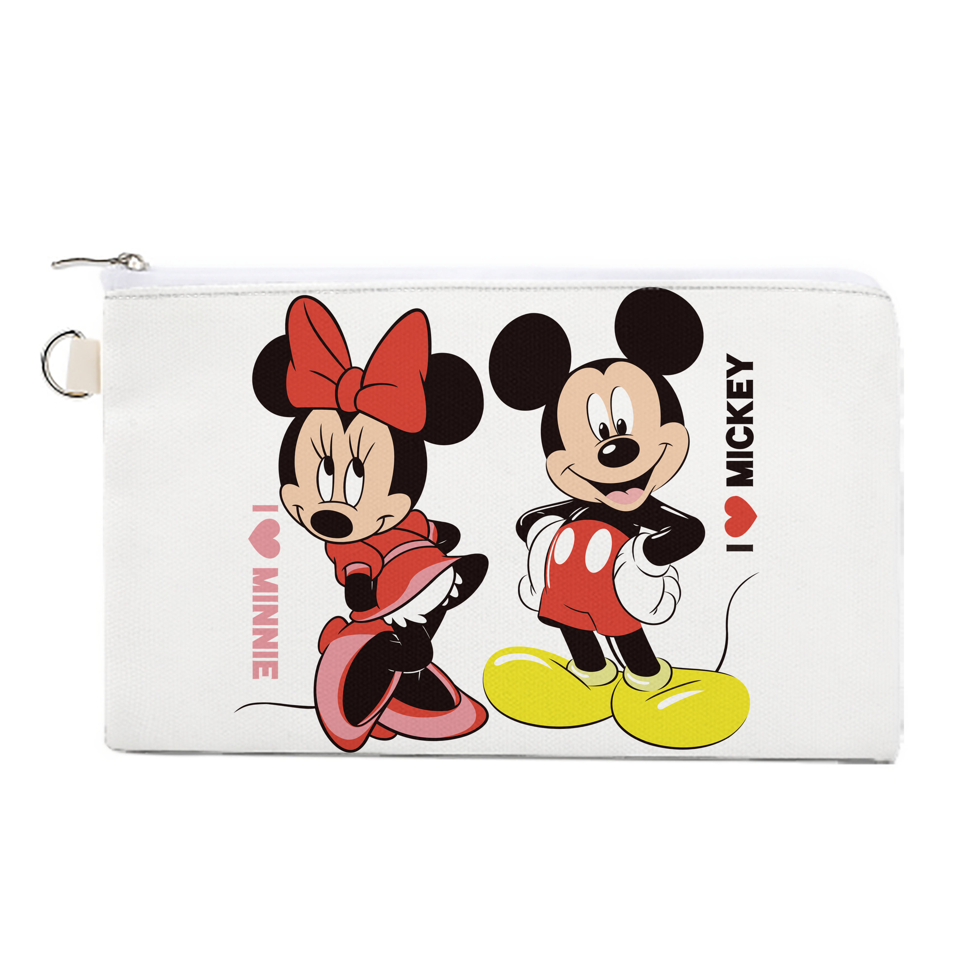 （画像用） ミッキーマウス Mickey Mouse キャンバス生地ポーチ　小物入れ