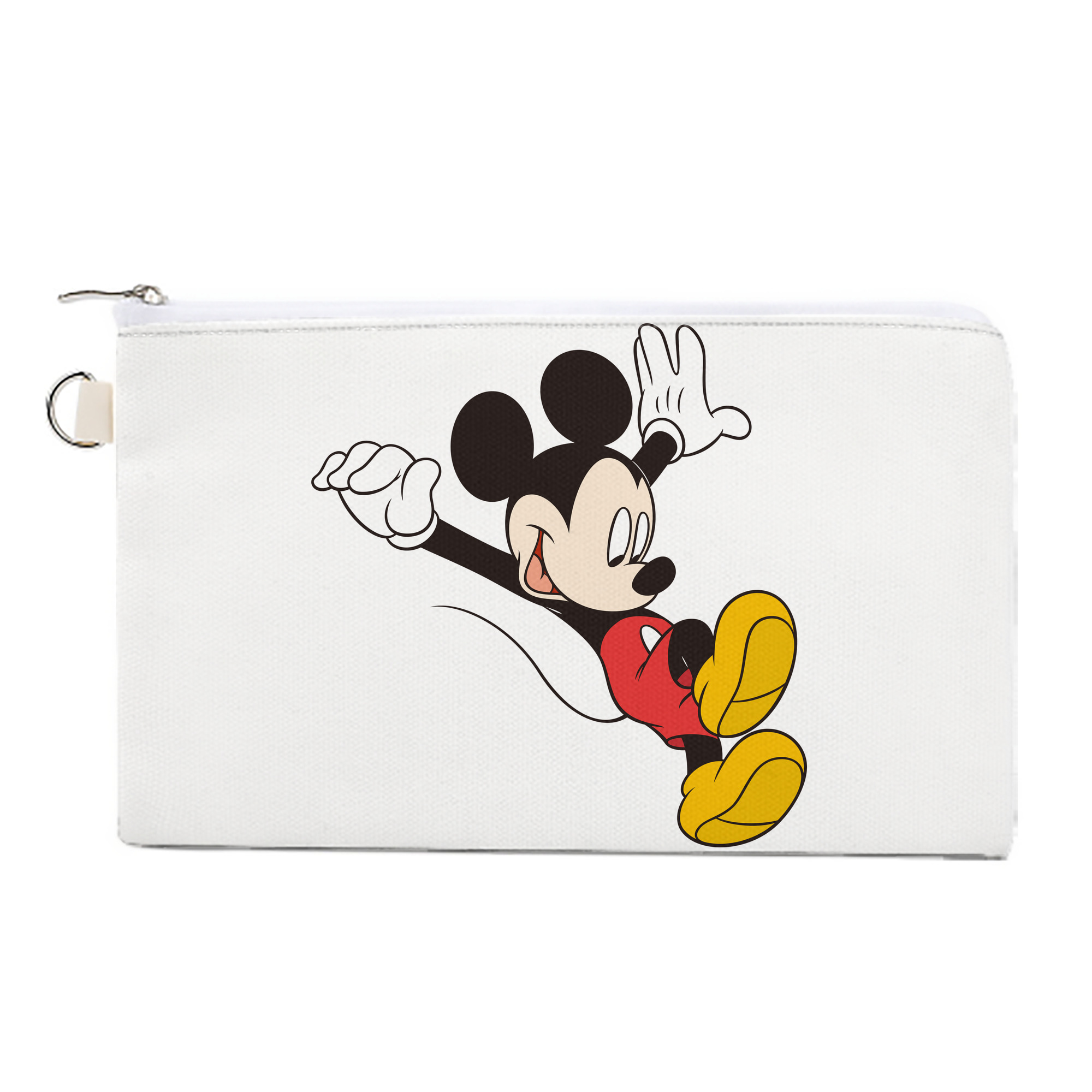 （画像用） ミッキーマウス Mickey Mouse キャンバス生地ポーチ　小物入れ