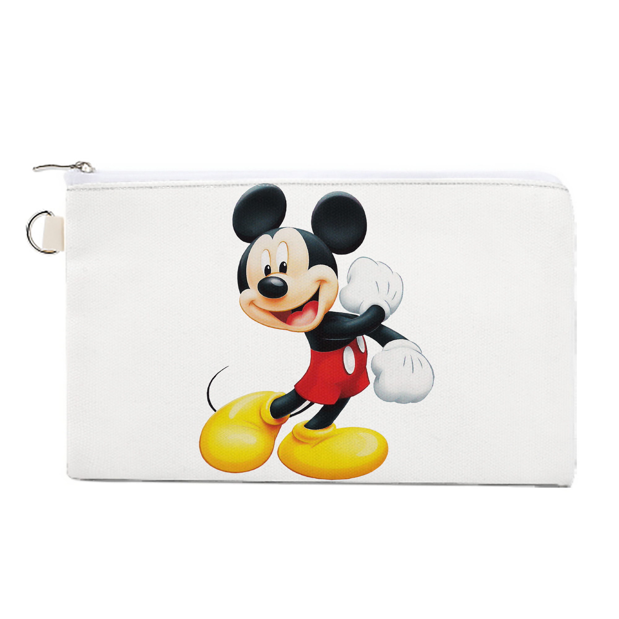 （画像用） ミッキーマウス Mickey Mouse キャンバス生地ポーチ　小物入れ