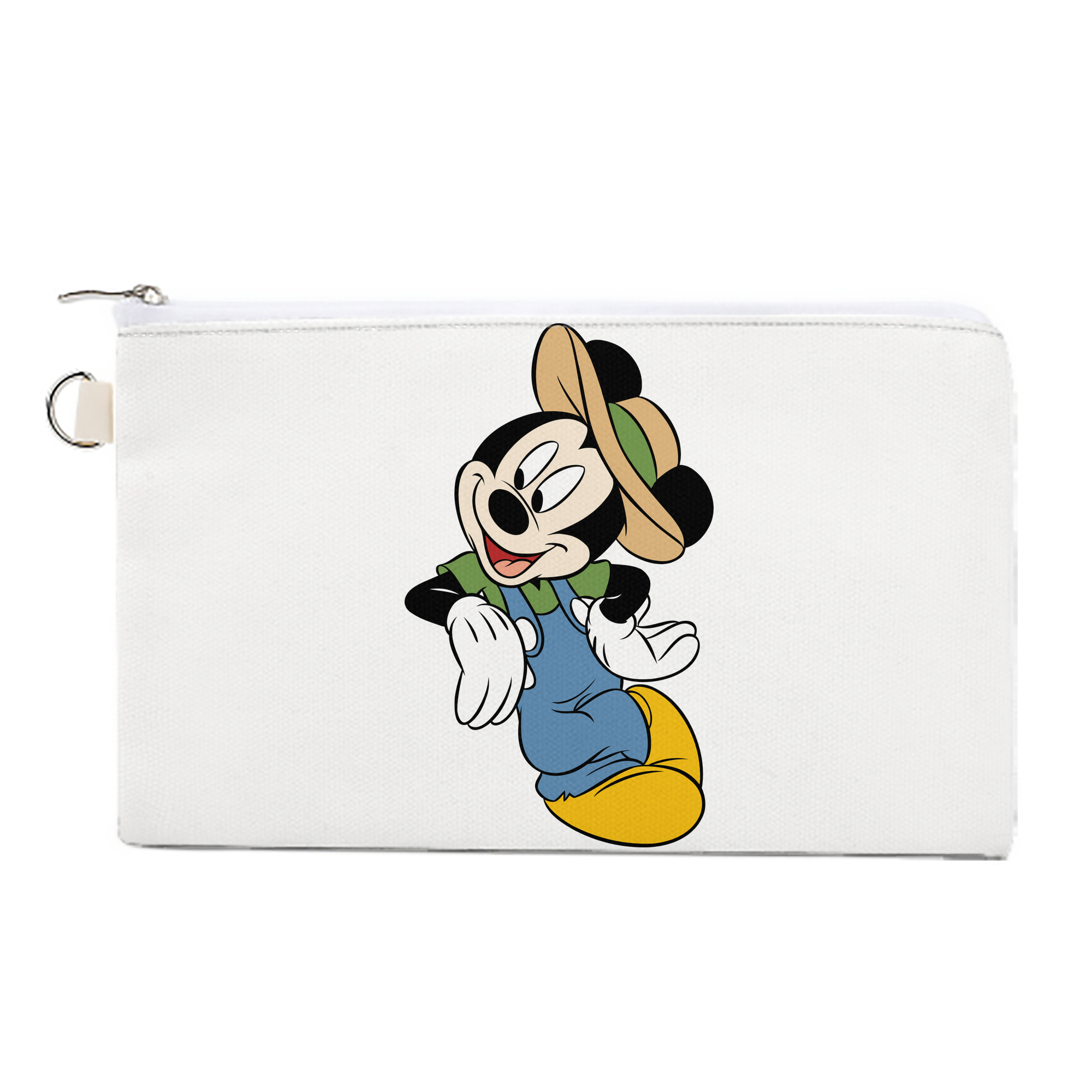 （画像用） ミッキーマウス Mickey Mouse キャンバス生地ポーチ　小物入れ