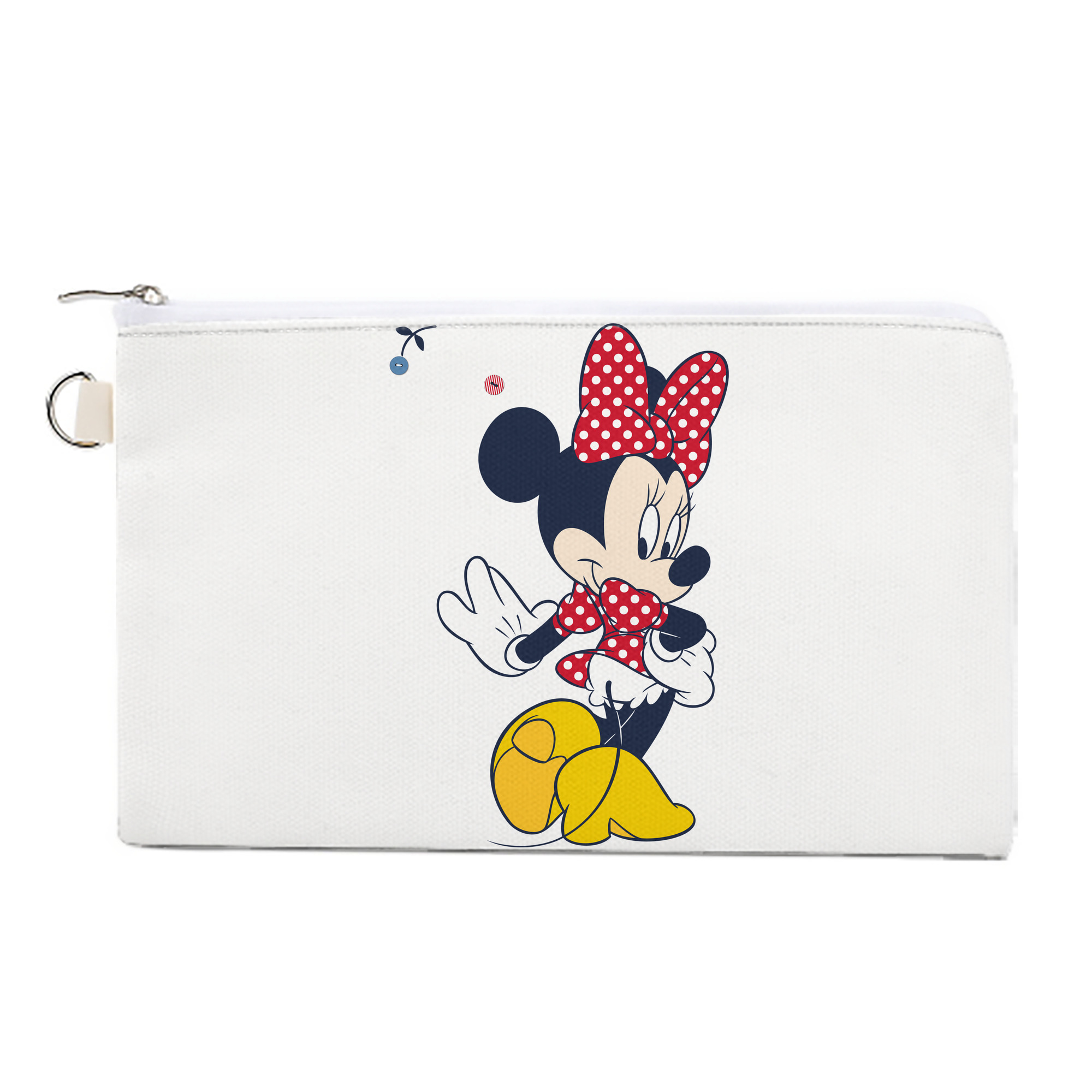 （画像用） ミッキーマウス Mickey Mouse キャンバス生地ポーチ　小物入れ