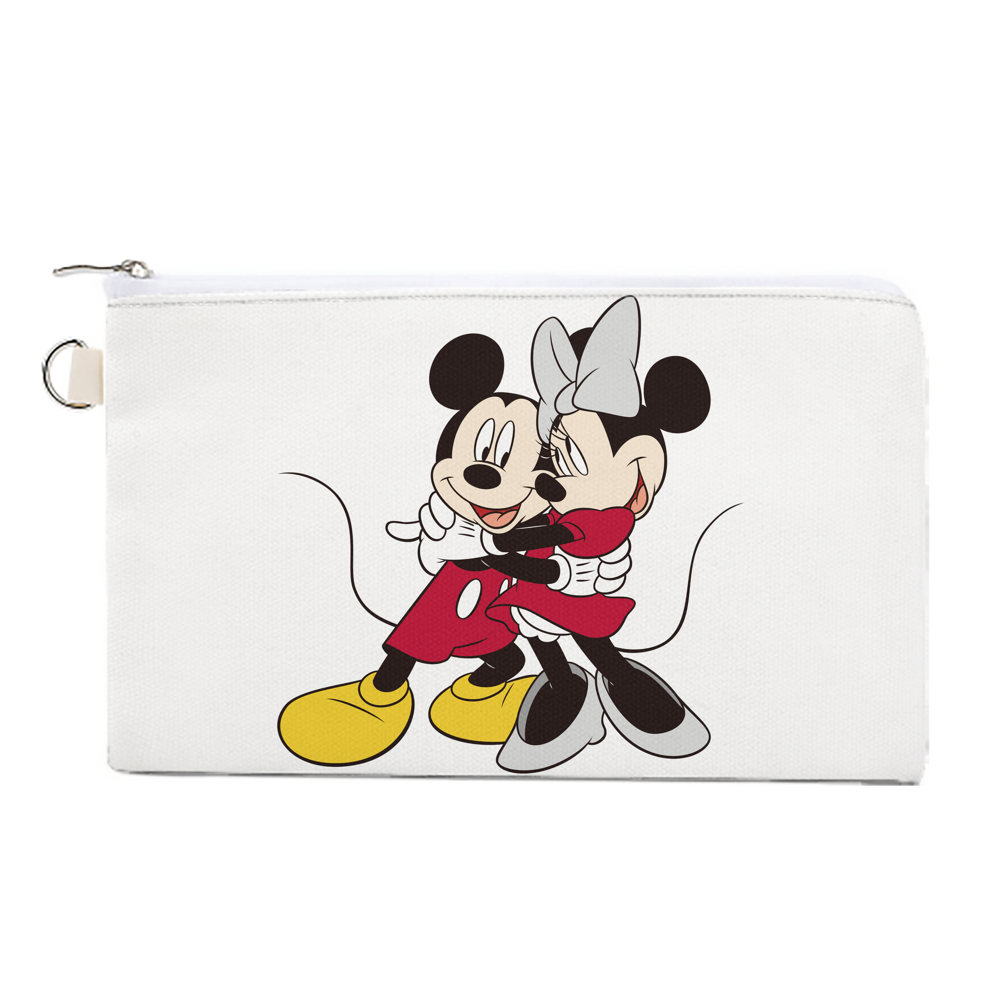 （画像用） ミッキーマウス Mickey Mouse キャンバス生地ポーチ　小物入れ