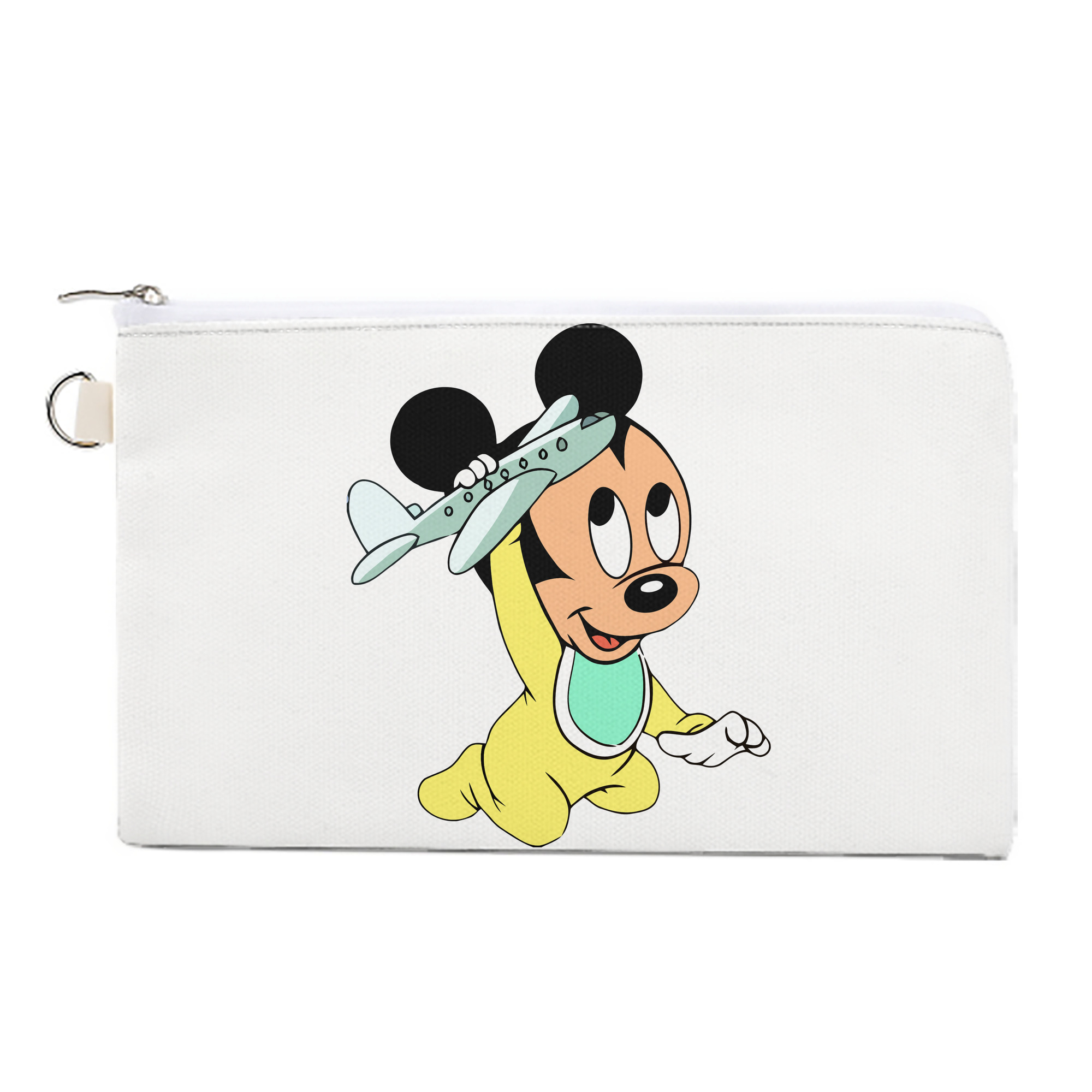 （画像用） ミッキーマウス Mickey Mouse キャンバス生地ポーチ　小物入れ