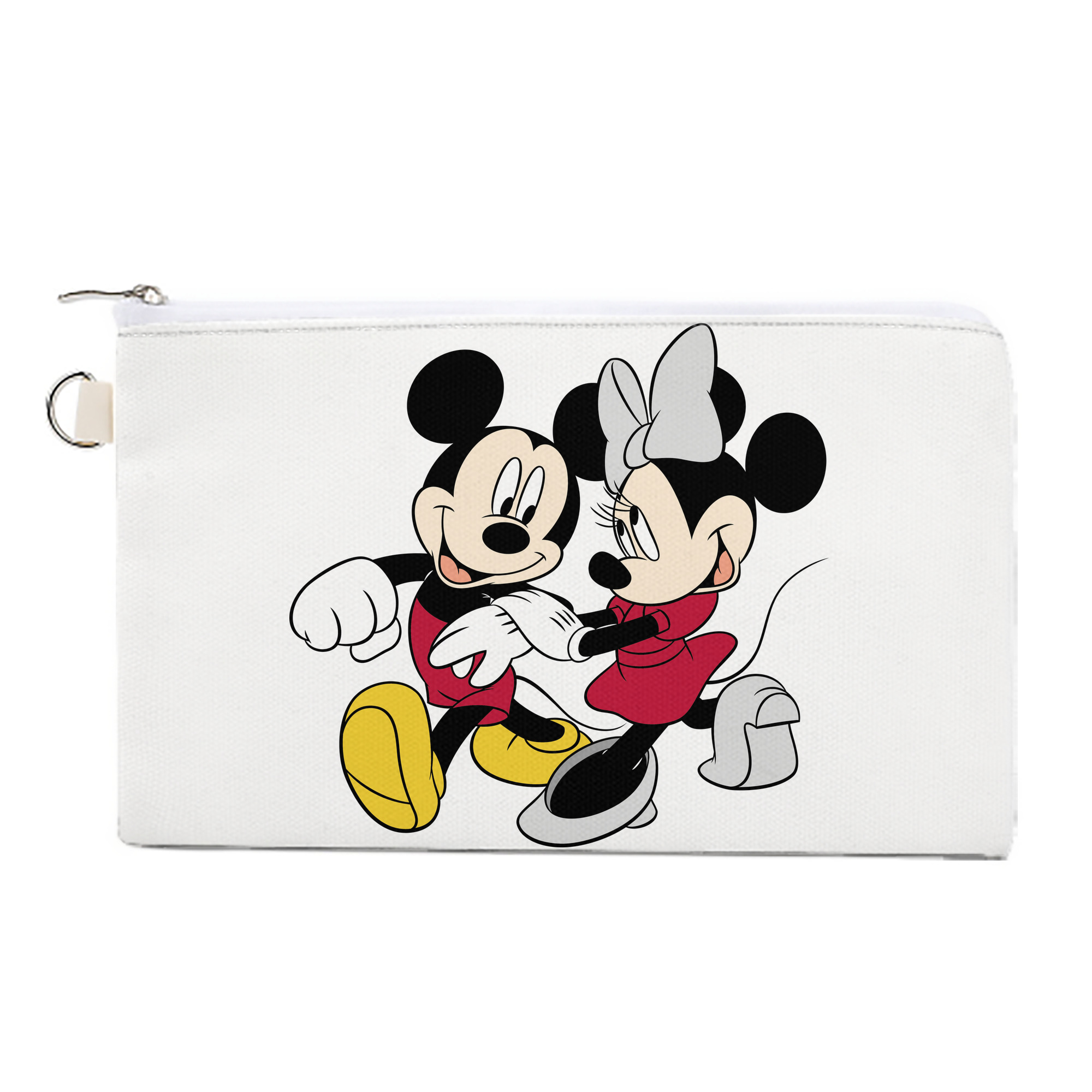 （画像用） ミッキーマウス Mickey Mouse キャンバス生地ポーチ　小物入れ