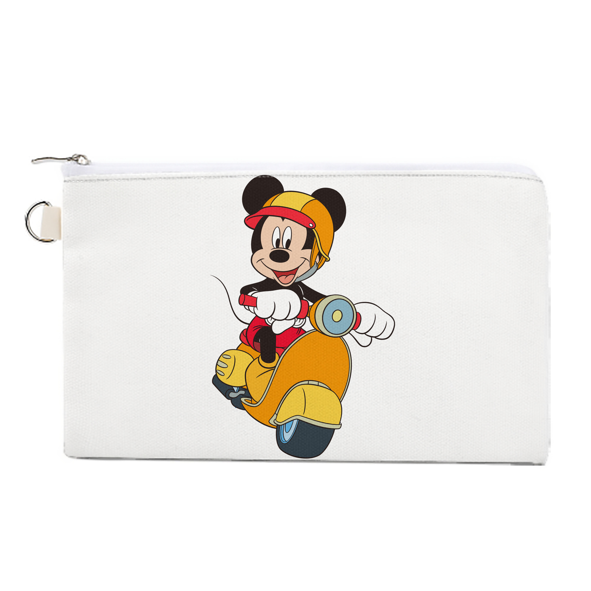 （画像用） ミッキーマウス Mickey Mouse キャンバス生地ポーチ　小物入れ