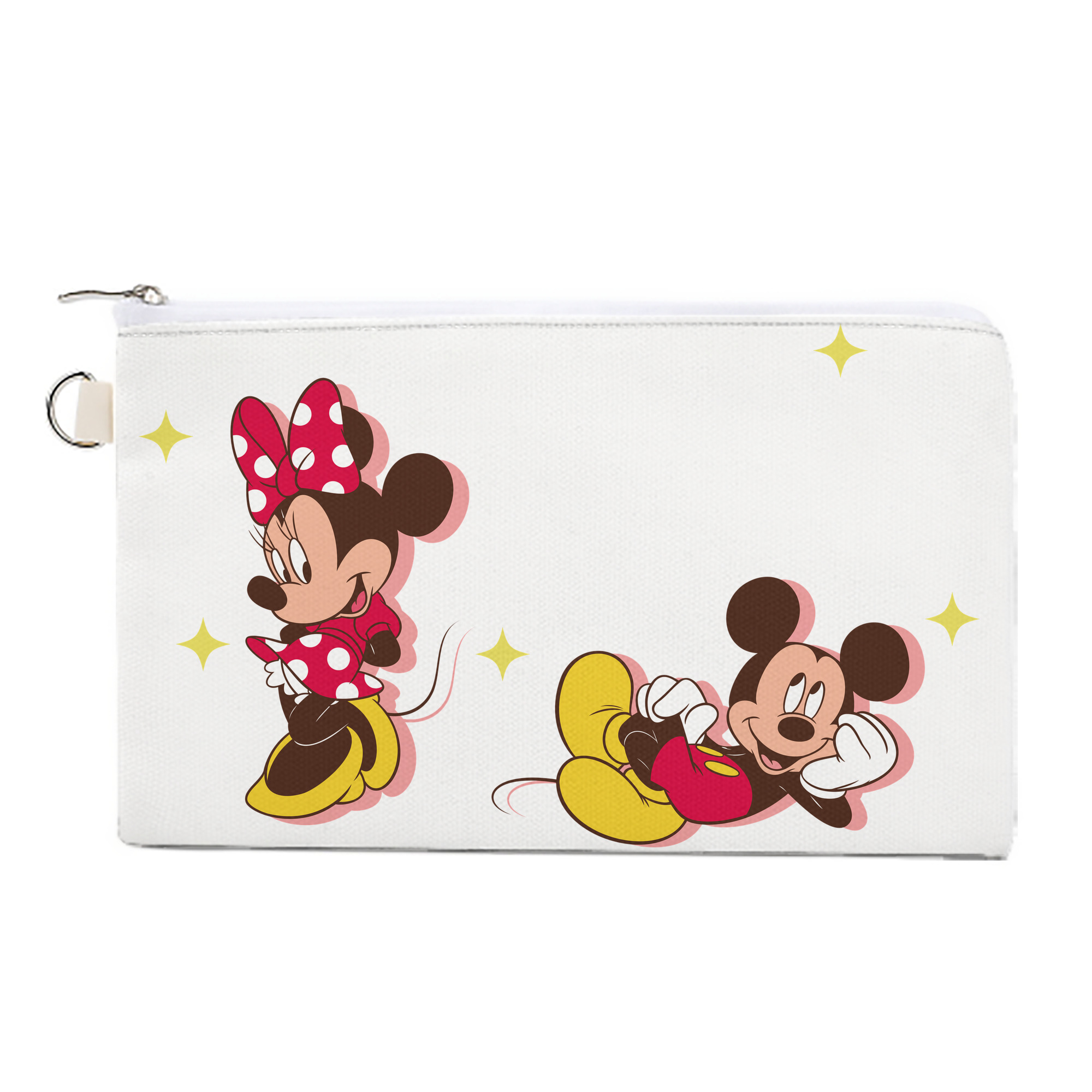 （画像用） ミッキーマウス Mickey Mouse キャンバス生地ポーチ　小物入れ