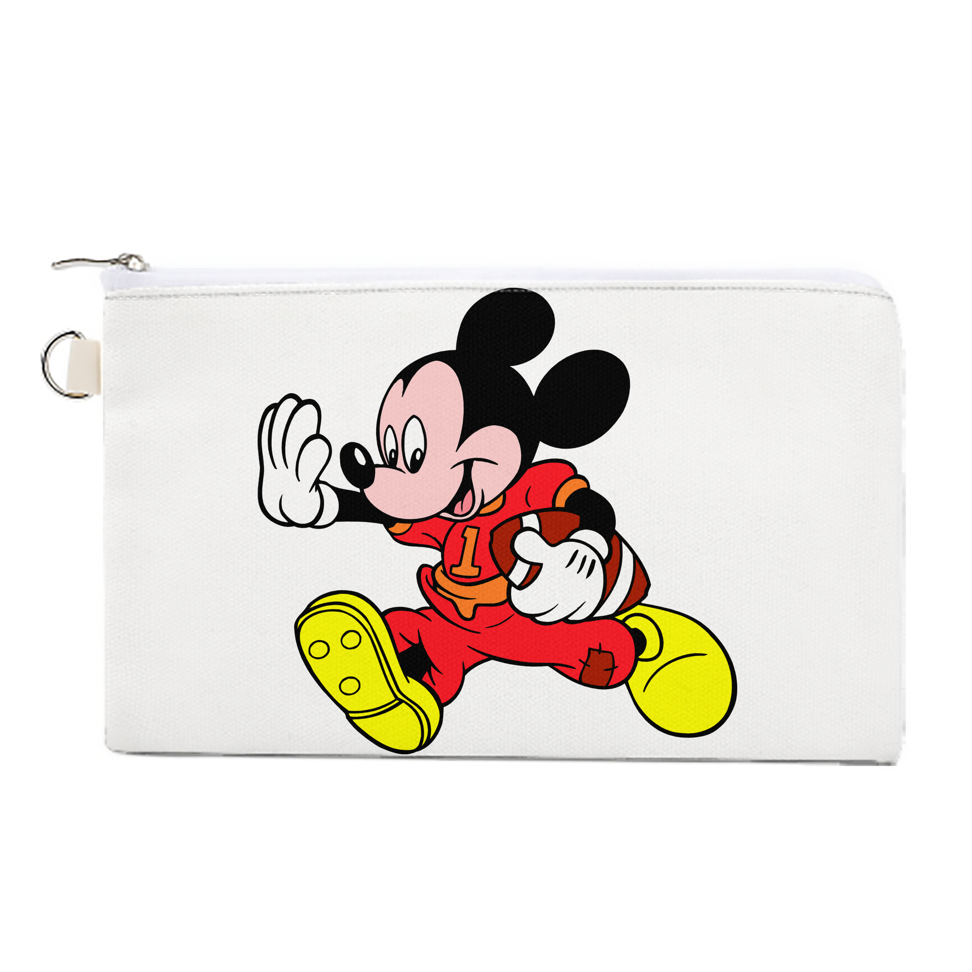 （画像用） ミッキーマウス Mickey Mouse キャンバス生地ポーチ　小物入れ