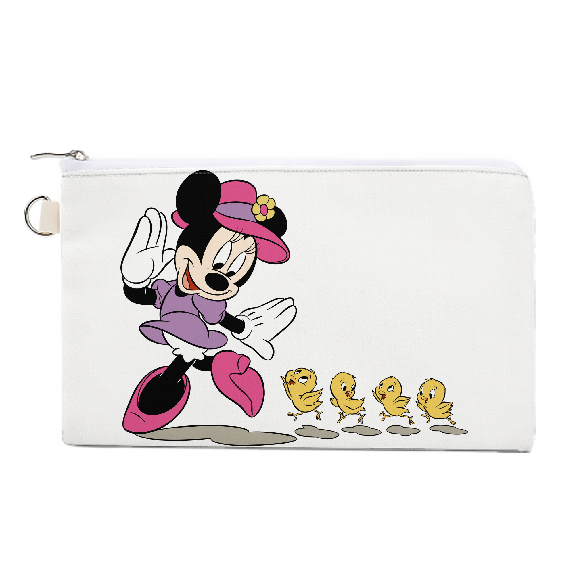 （画像用） ミッキーマウス Mickey Mouse キャンバス生地ポーチ　小物入れ