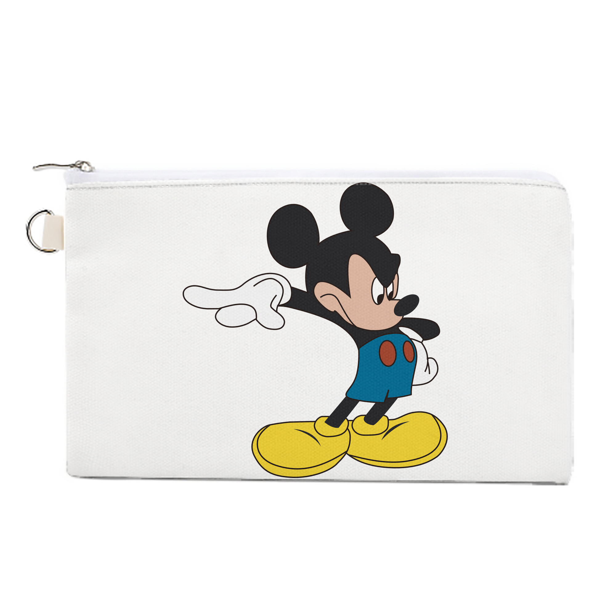 （画像用） ミッキーマウス Mickey Mouse キャンバス生地ポーチ　小物入れ