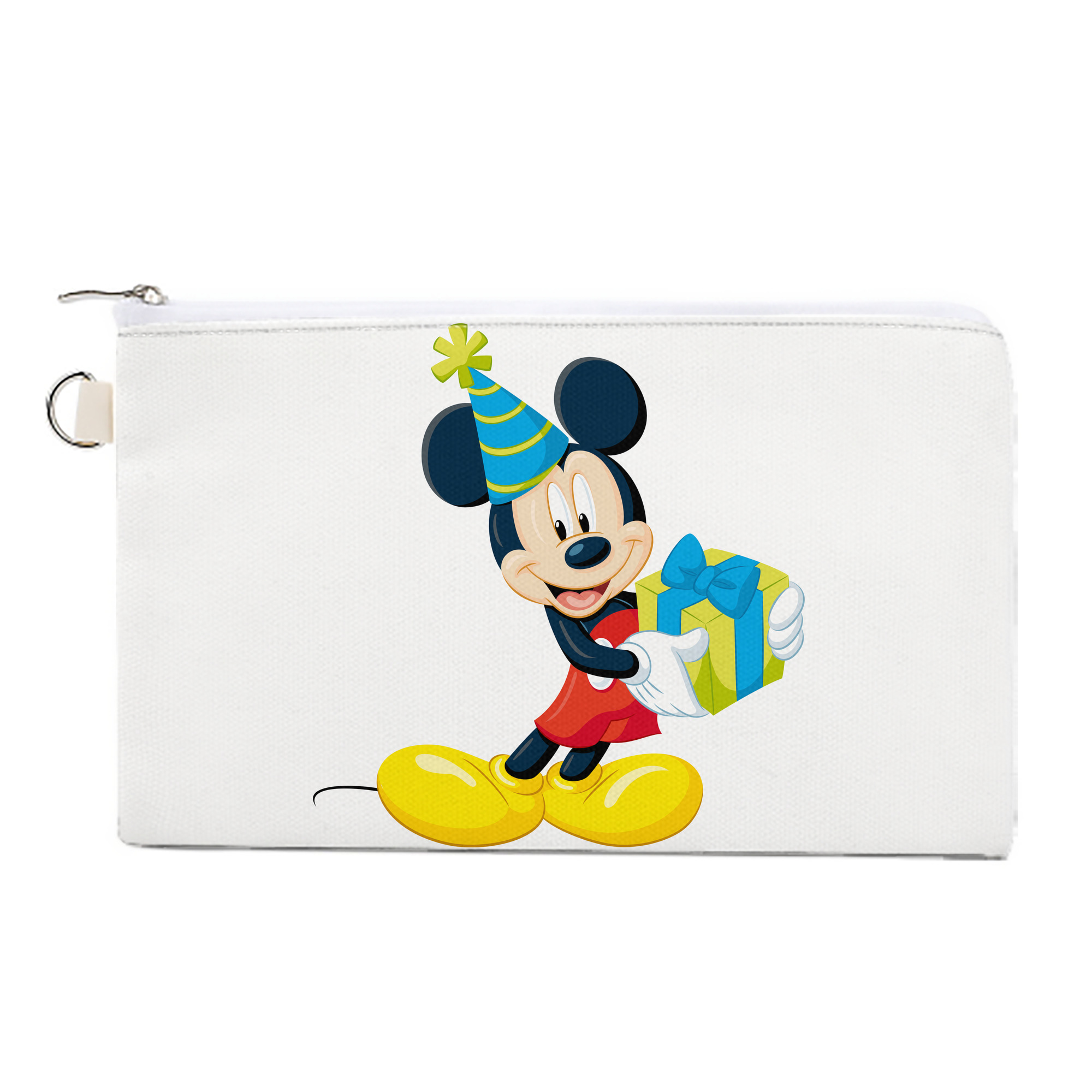 （画像用） ミッキーマウス Mickey Mouse キャンバス生地ポーチ　小物入れ