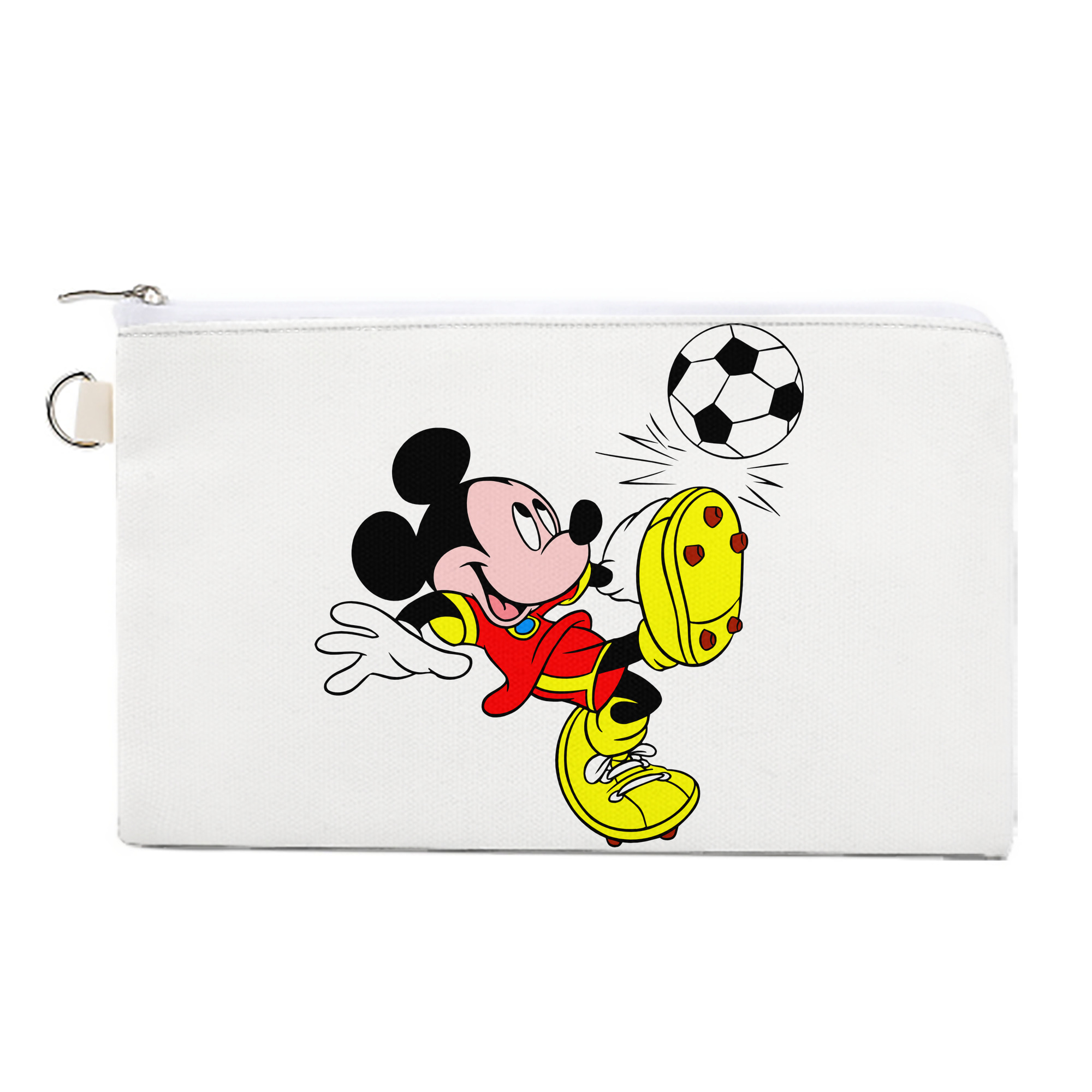 （画像用） ミッキーマウス Mickey Mouse キャンバス生地ポーチ　小物入れ