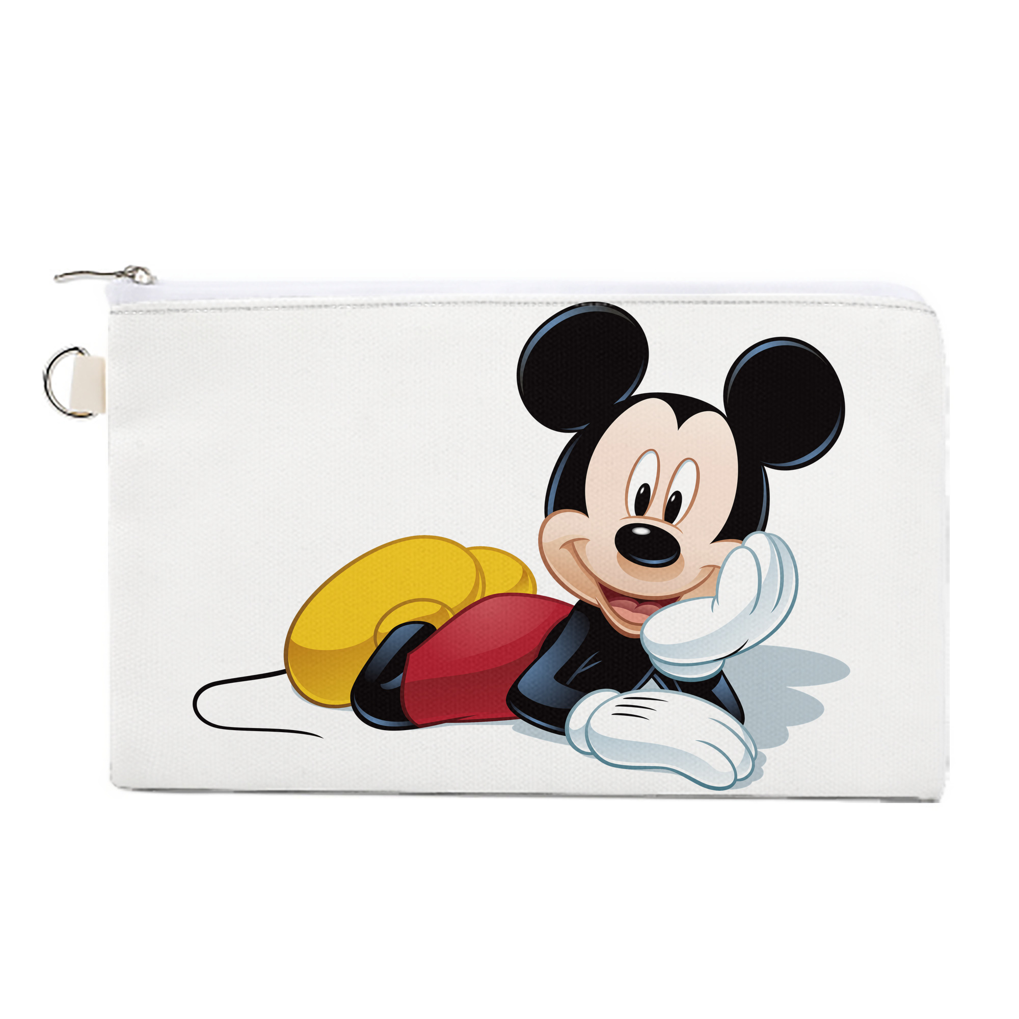 （画像用） ミッキーマウス Mickey Mouse キャンバス生地ポーチ　小物入れ