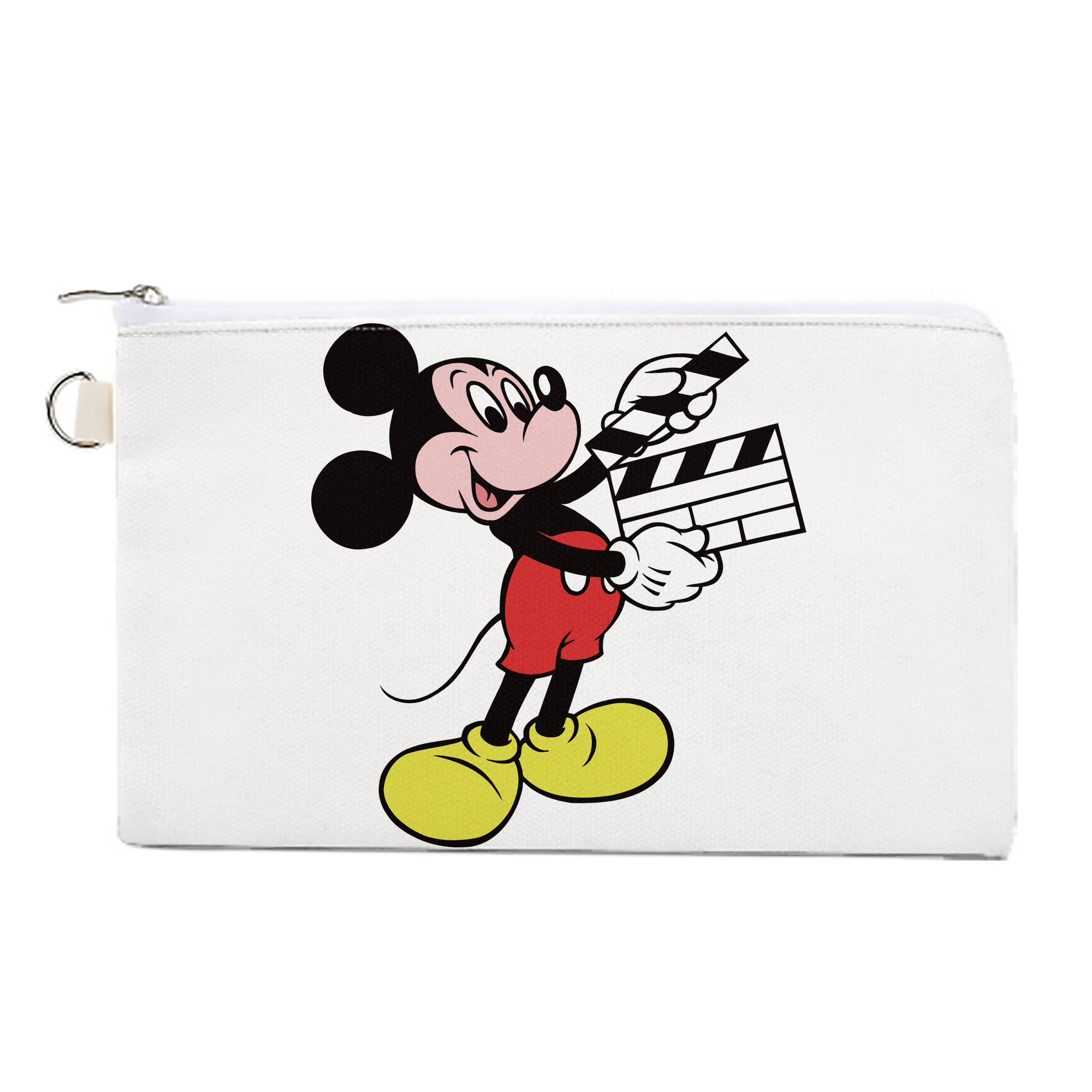 （画像用） ミッキーマウス Mickey Mouse キャンバス生地ポーチ　小物入れ