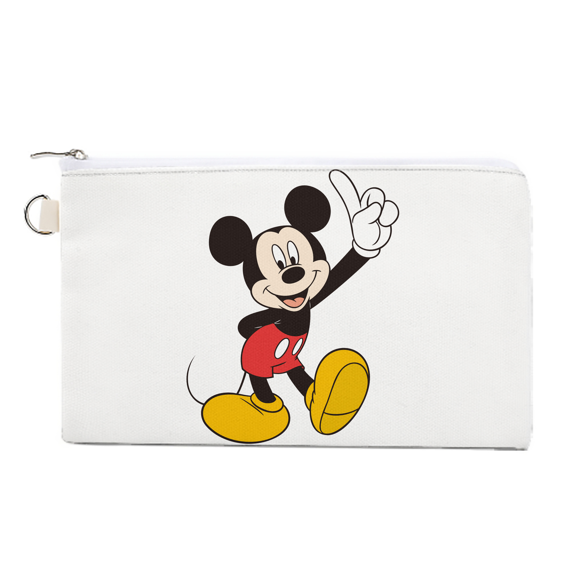 （画像用） ミッキーマウス Mickey Mouse キャンバス生地ポーチ　小物入れ