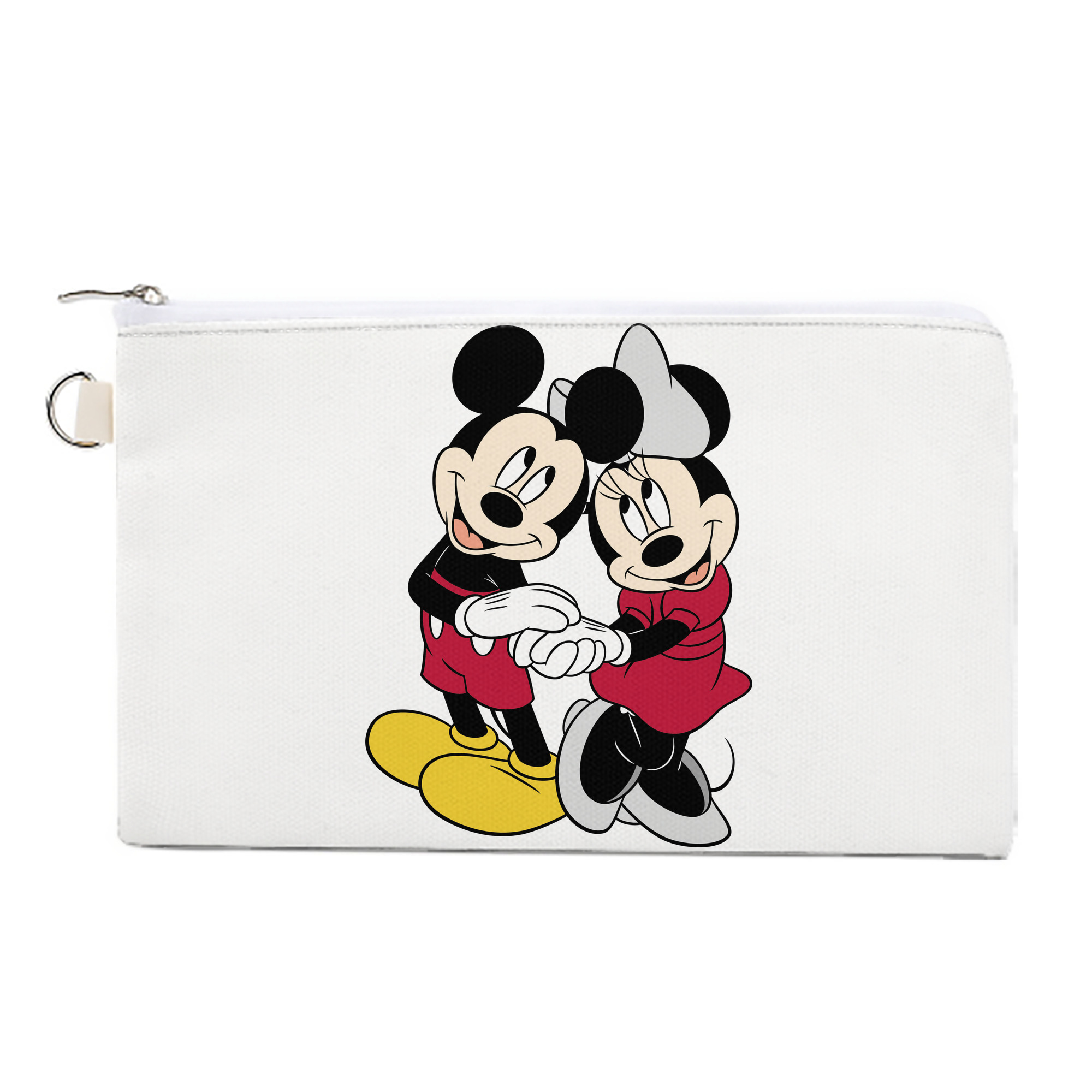 （画像用） ミッキーマウス Mickey Mouse キャンバス生地ポーチ　小物入れ