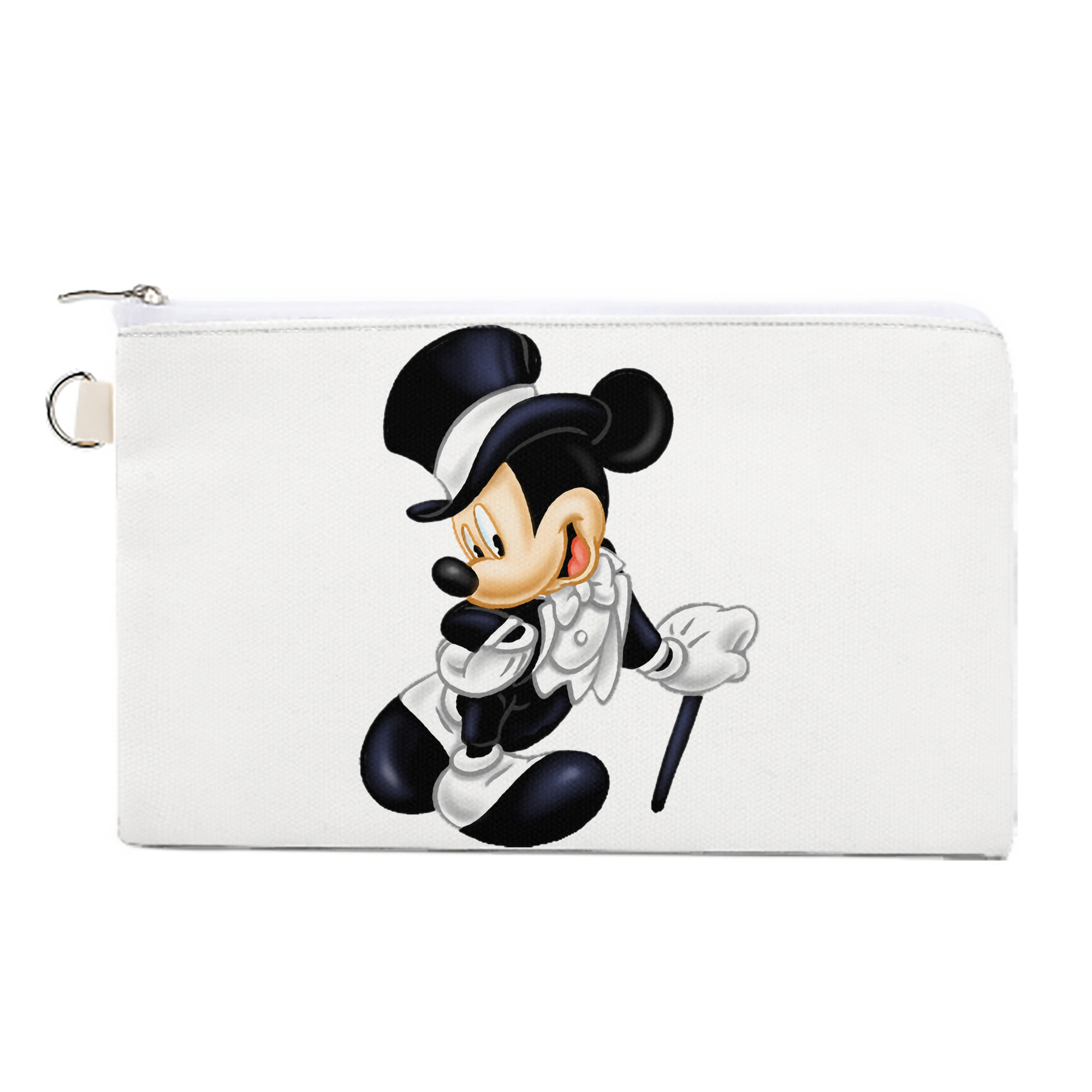 （画像用） ミッキーマウス Mickey Mouse キャンバス生地ポーチ　小物入れ