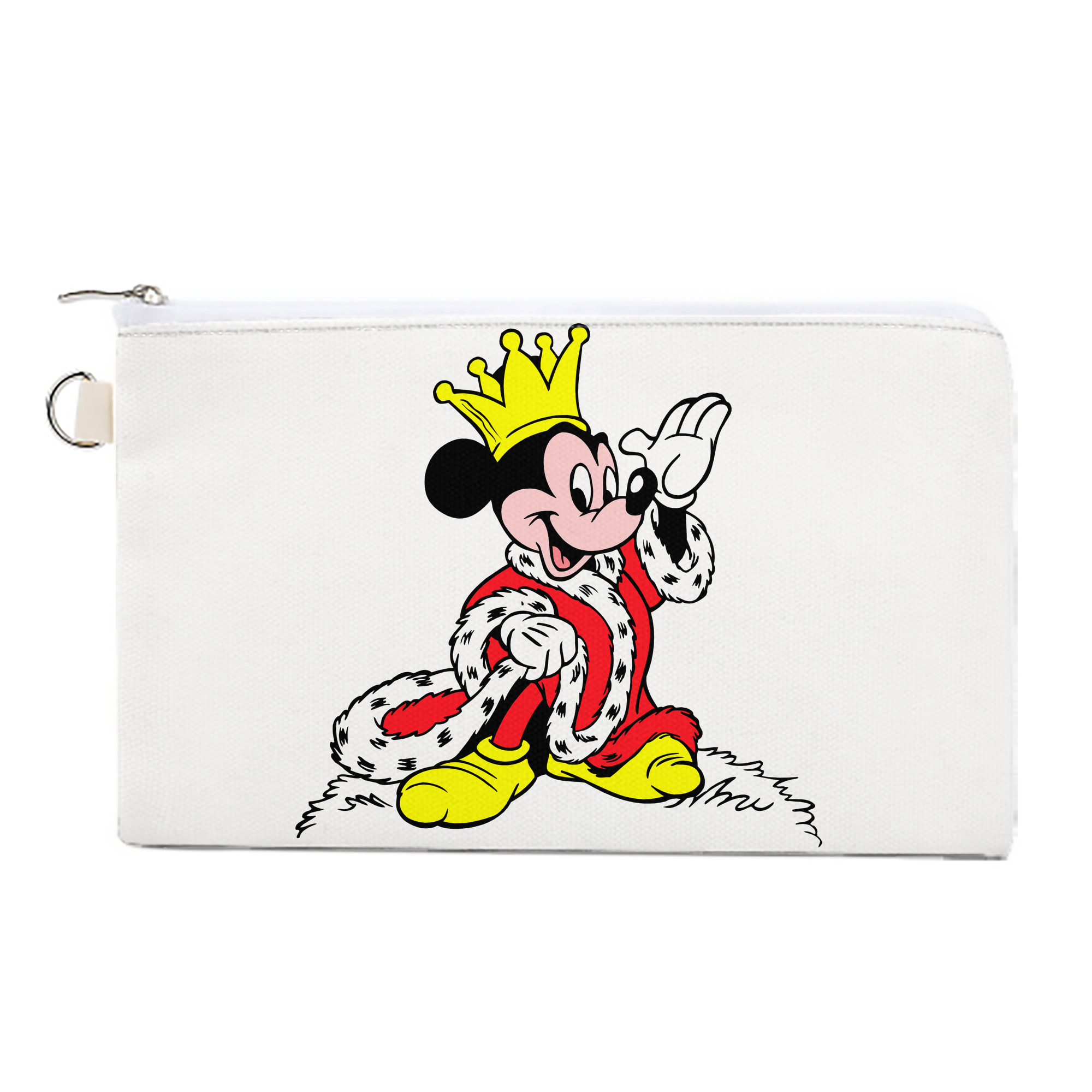 （画像用） ミッキーマウス Mickey Mouse キャンバス生地ポーチ　小物入れ