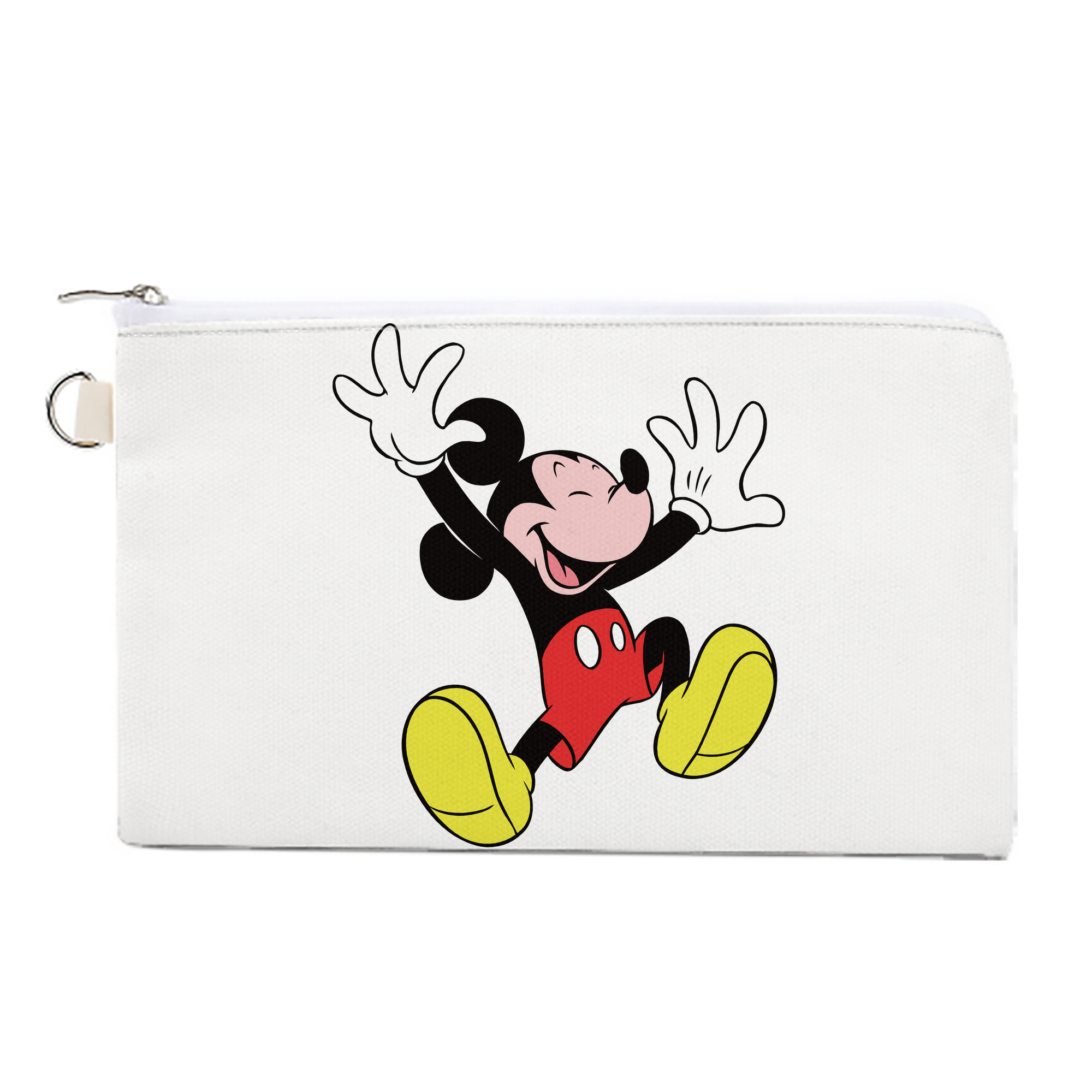 （画像用） ミッキーマウス Mickey Mouse キャンバス生地ポーチ　小物入れ