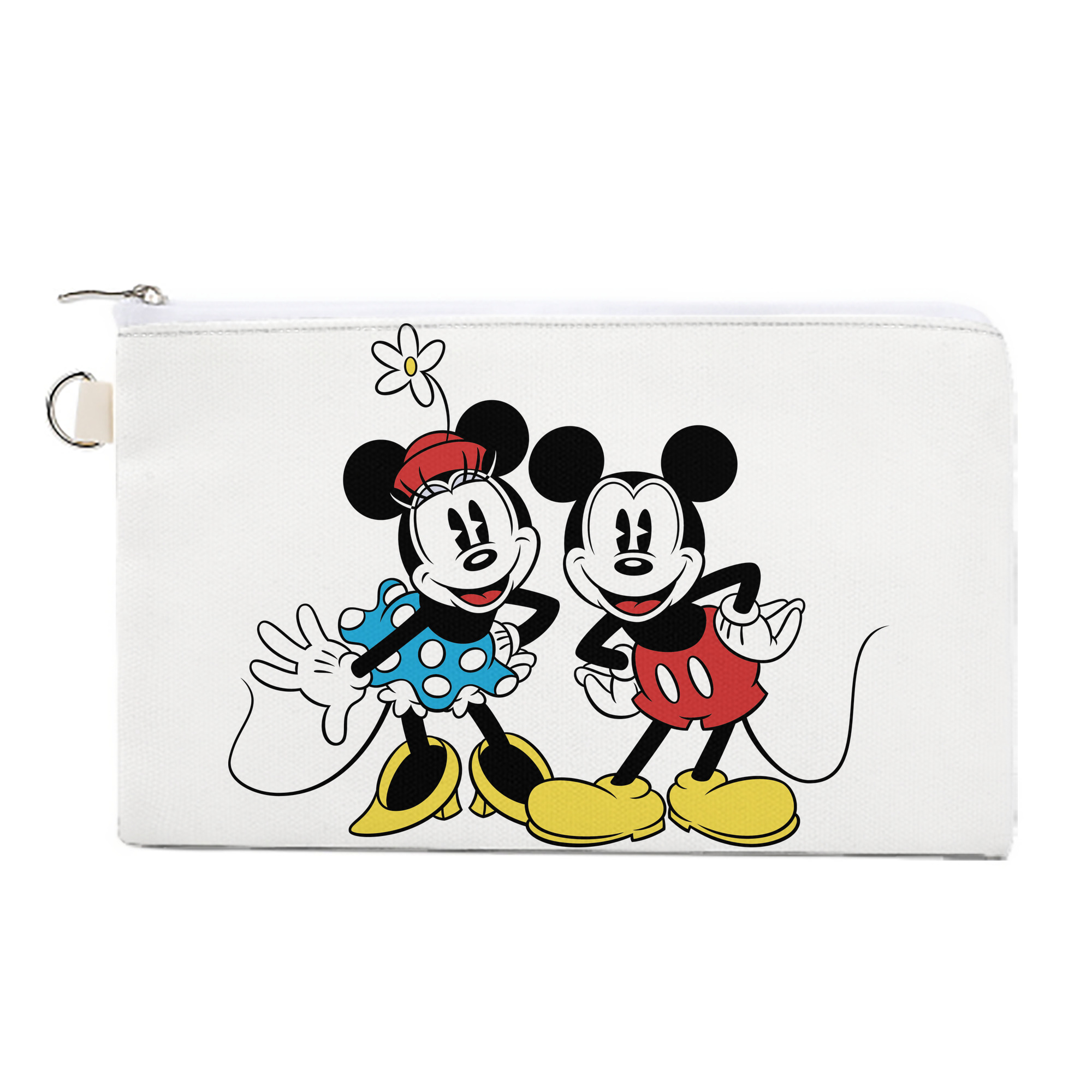 （画像用） ミッキーマウス Mickey Mouse キャンバス生地ポーチ　小物入れ