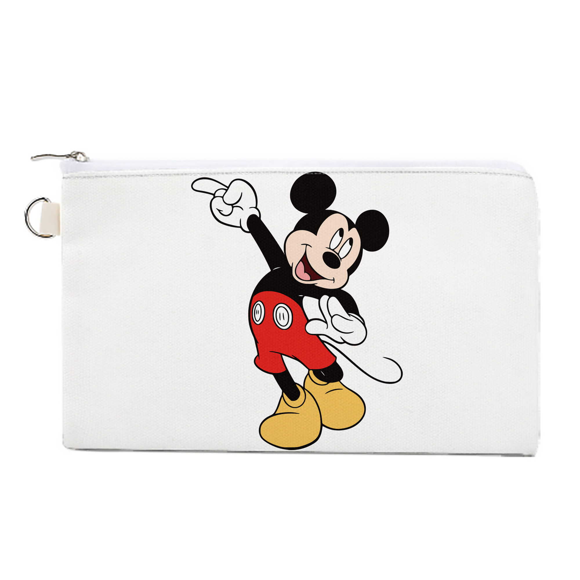 （画像用） ミッキーマウス Mickey Mouse キャンバス生地ポーチ　小物入れ