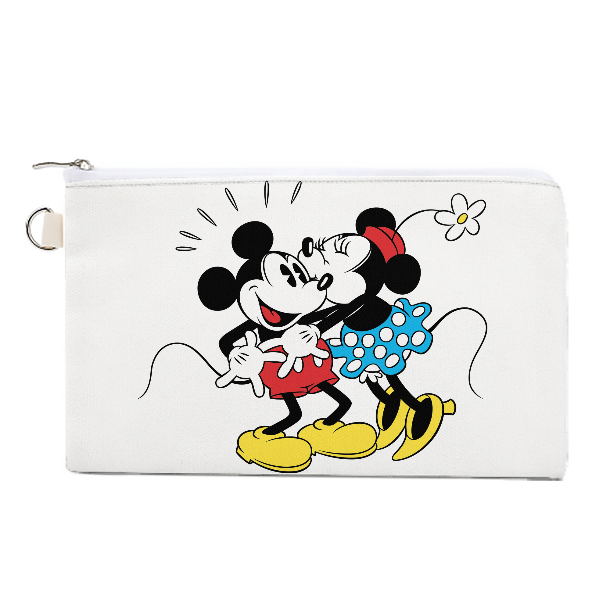 （画像用） ミッキーマウス Mickey Mouse キャンバス生地ポーチ　小物入れ