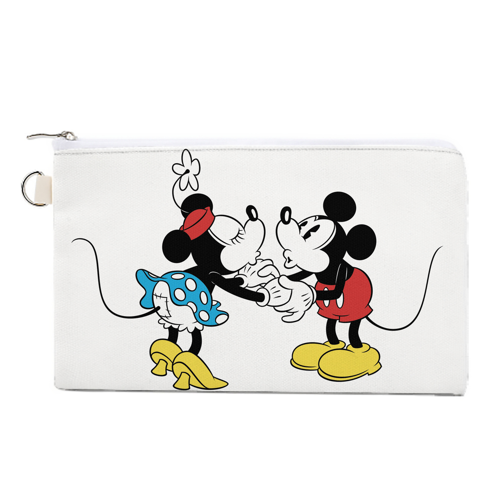 （画像用） ミッキーマウス Mickey Mouse キャンバス生地ポーチ　小物入れ