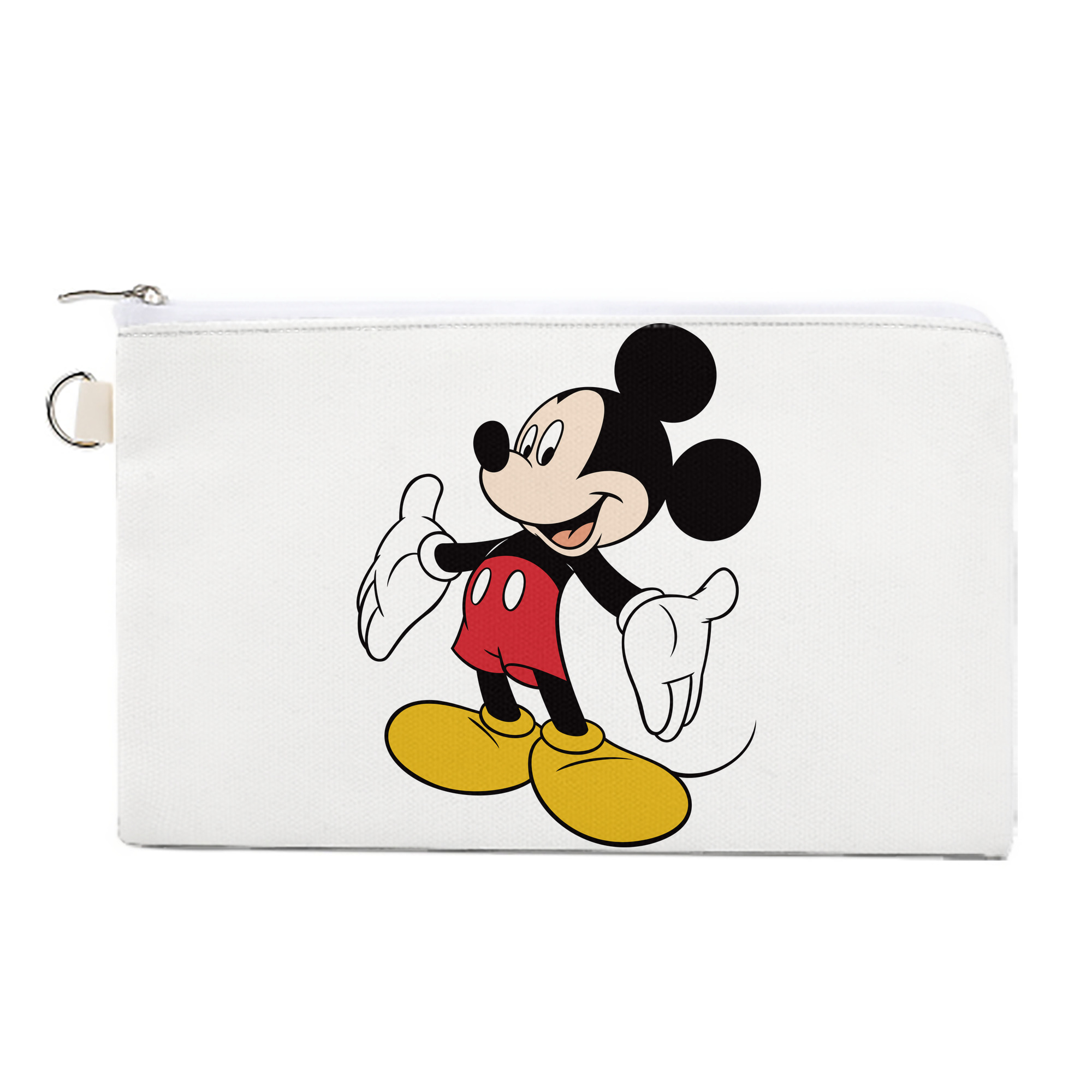 （画像用） ミッキーマウス Mickey Mouse キャンバス生地ポーチ　小物入れ