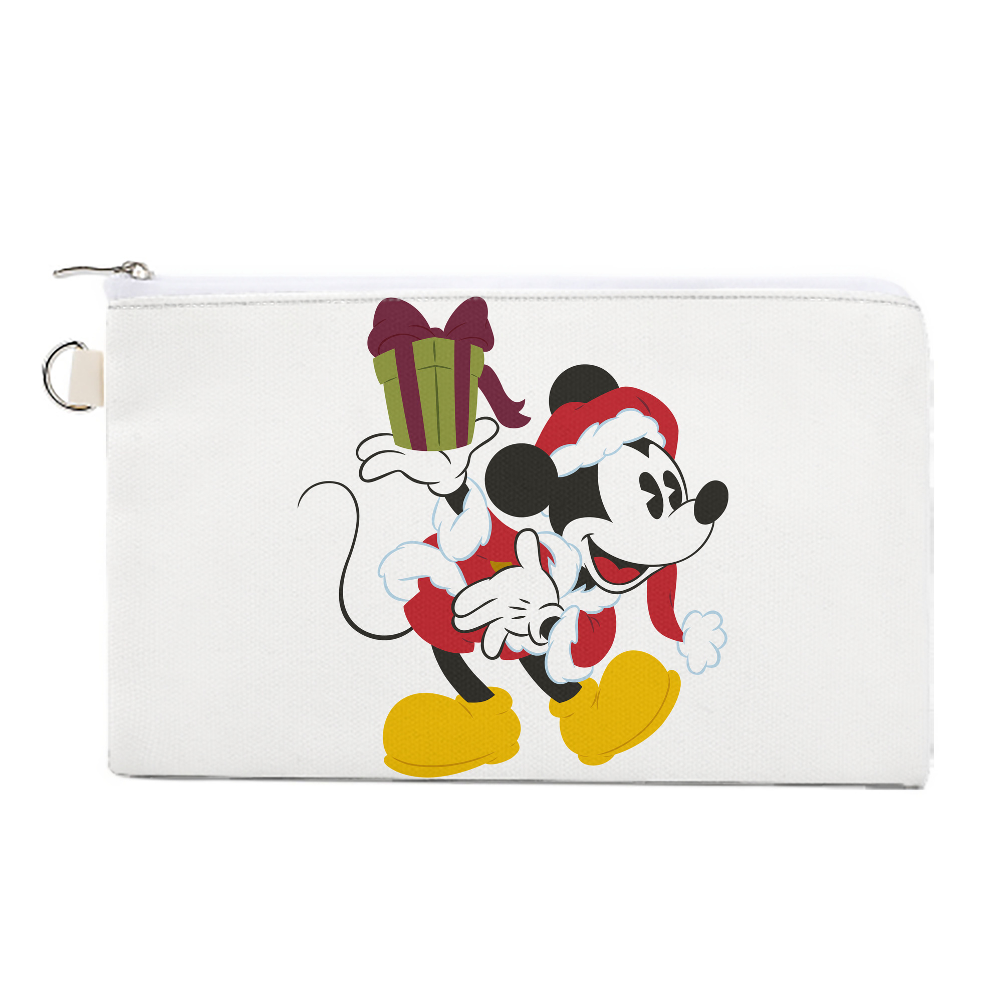 （画像用） ミッキーマウス Mickey Mouse キャンバス生地ポーチ　小物入れ