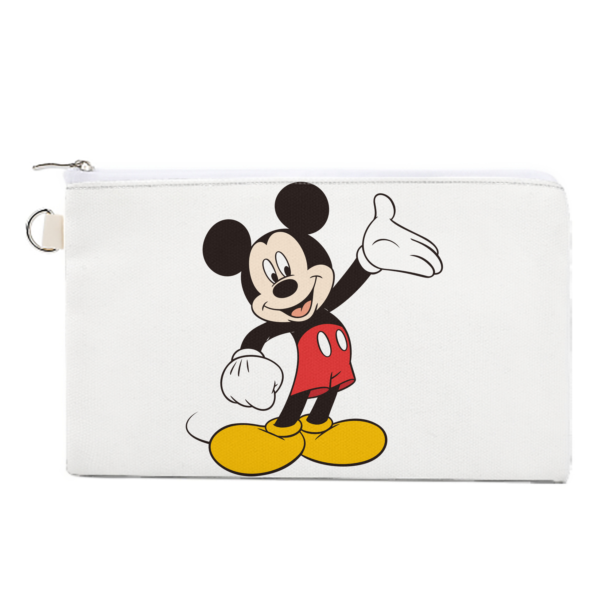 （画像用） ミッキーマウス Mickey Mouse キャンバス生地ポーチ　小物入れ