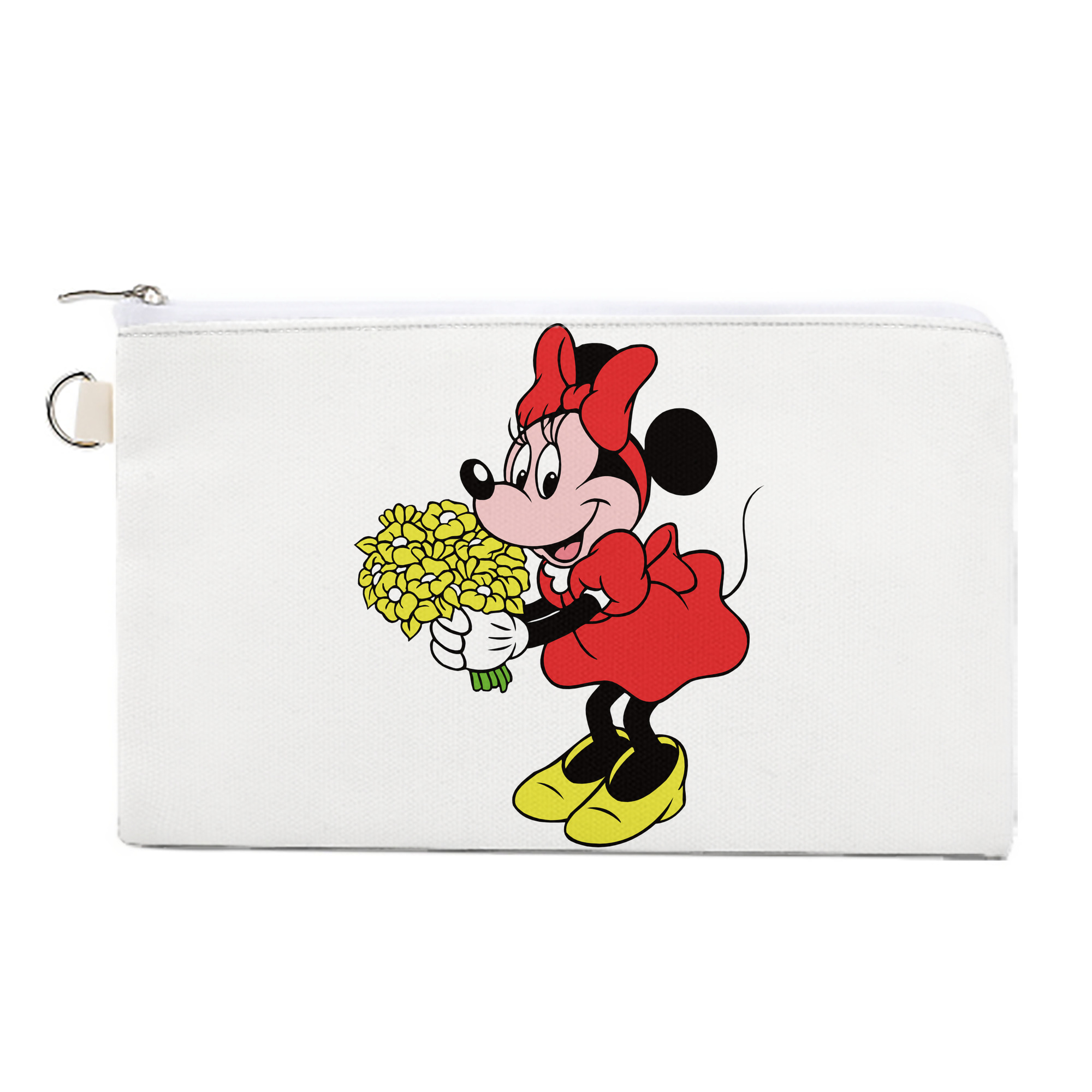 （画像用） ミッキーマウス Mickey Mouse キャンバス生地ポーチ　小物入れ