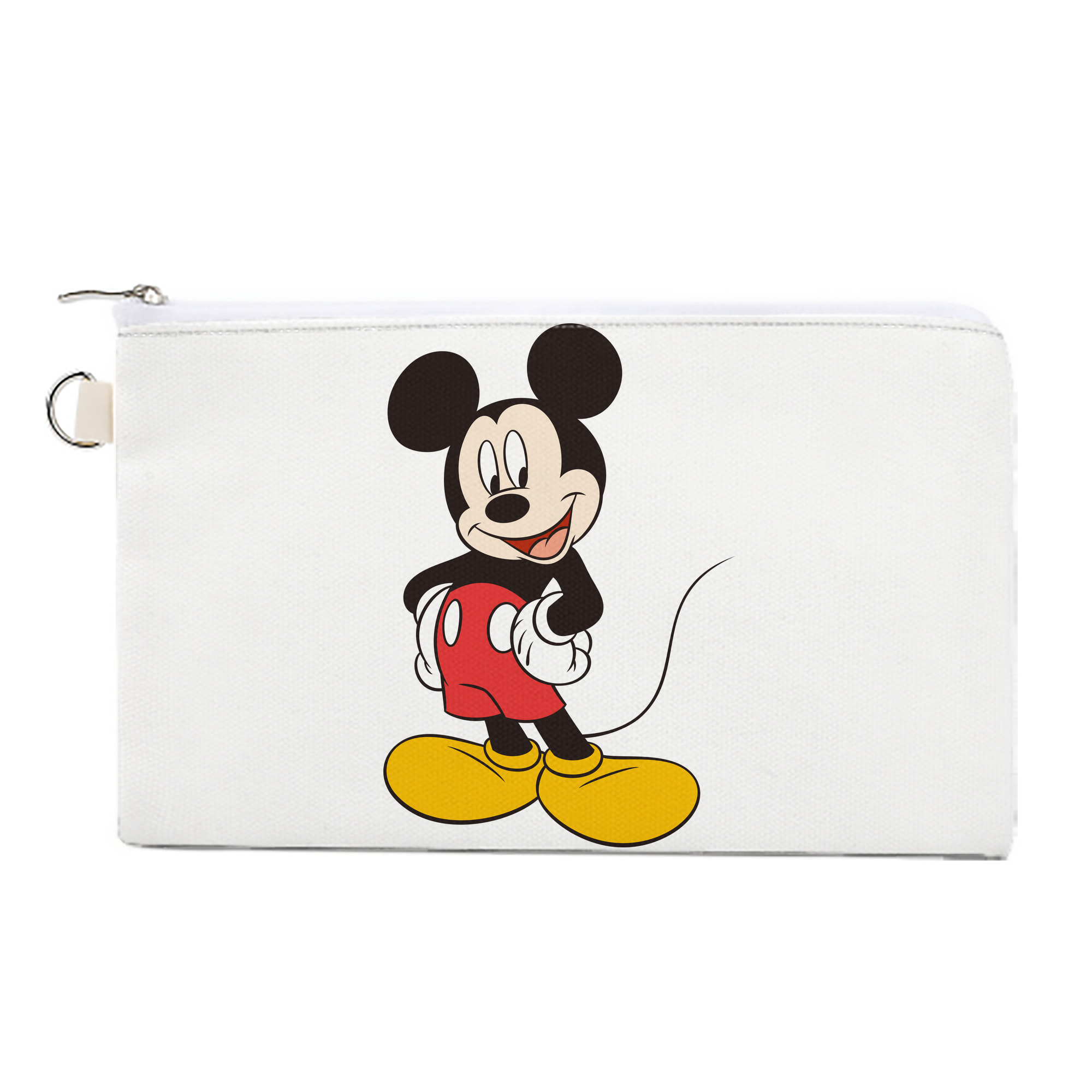 （画像用） ミッキーマウス Mickey Mouse キャンバス生地ポーチ　小物入れ
