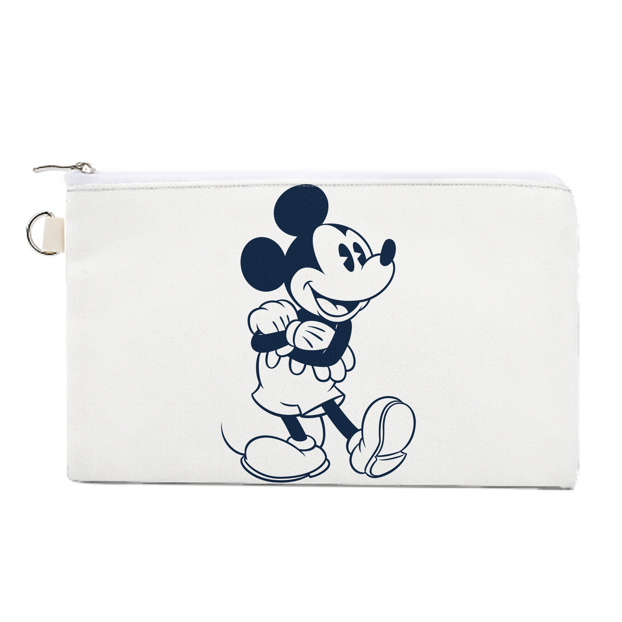（画像用） ミッキーマウス Mickey Mouse キャンバス生地ポーチ　小物入れ
