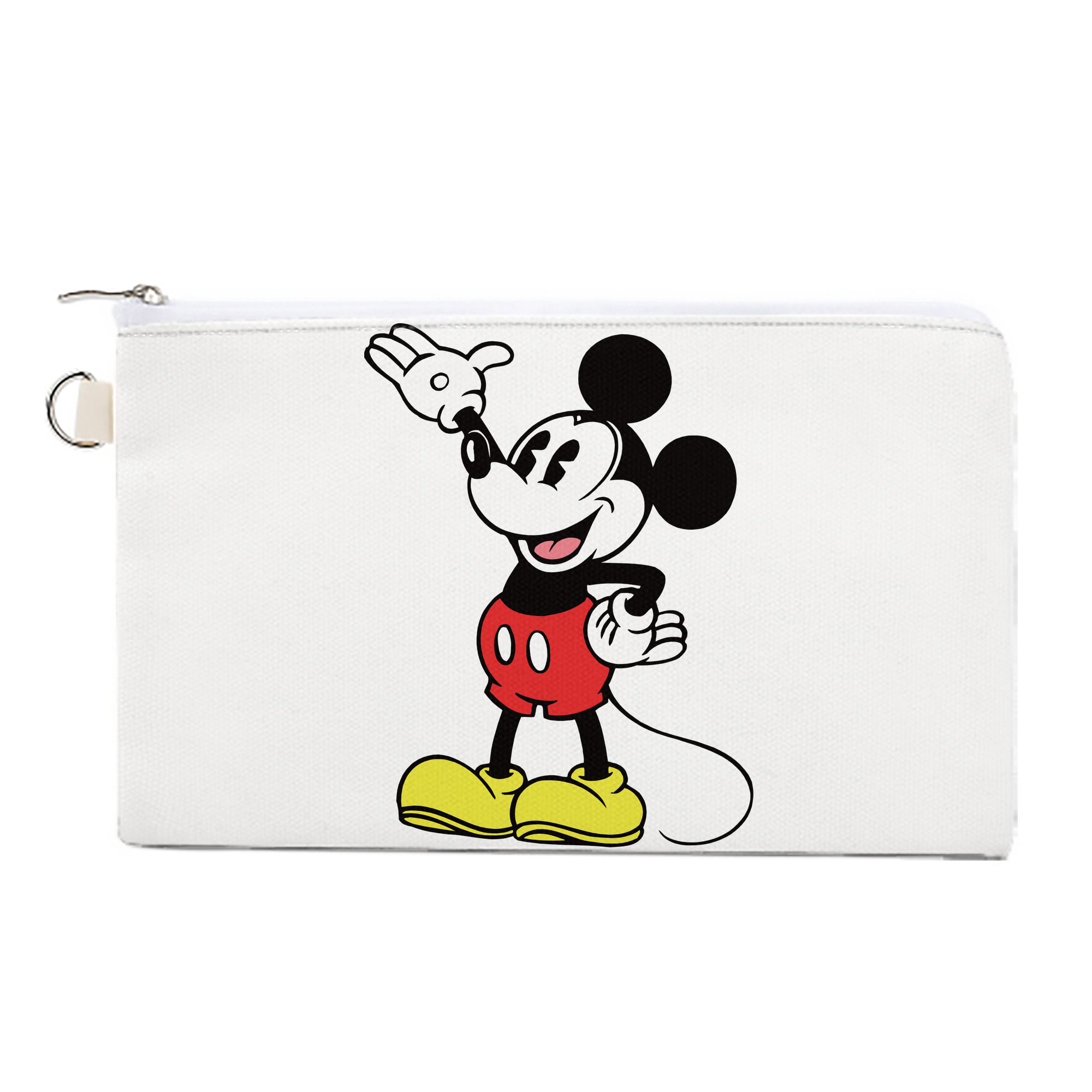 （画像用） ミッキーマウス Mickey Mouse キャンバス生地ポーチ　小物入れ