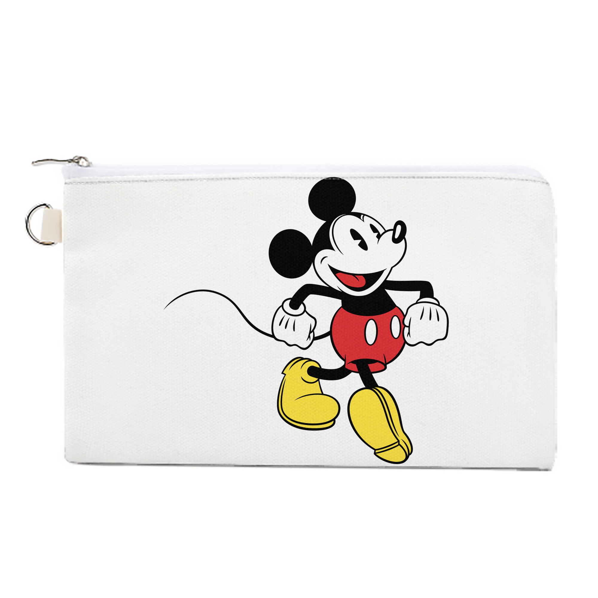 （画像用） ミッキーマウス Mickey Mouse キャンバス生地ポーチ　小物入れ