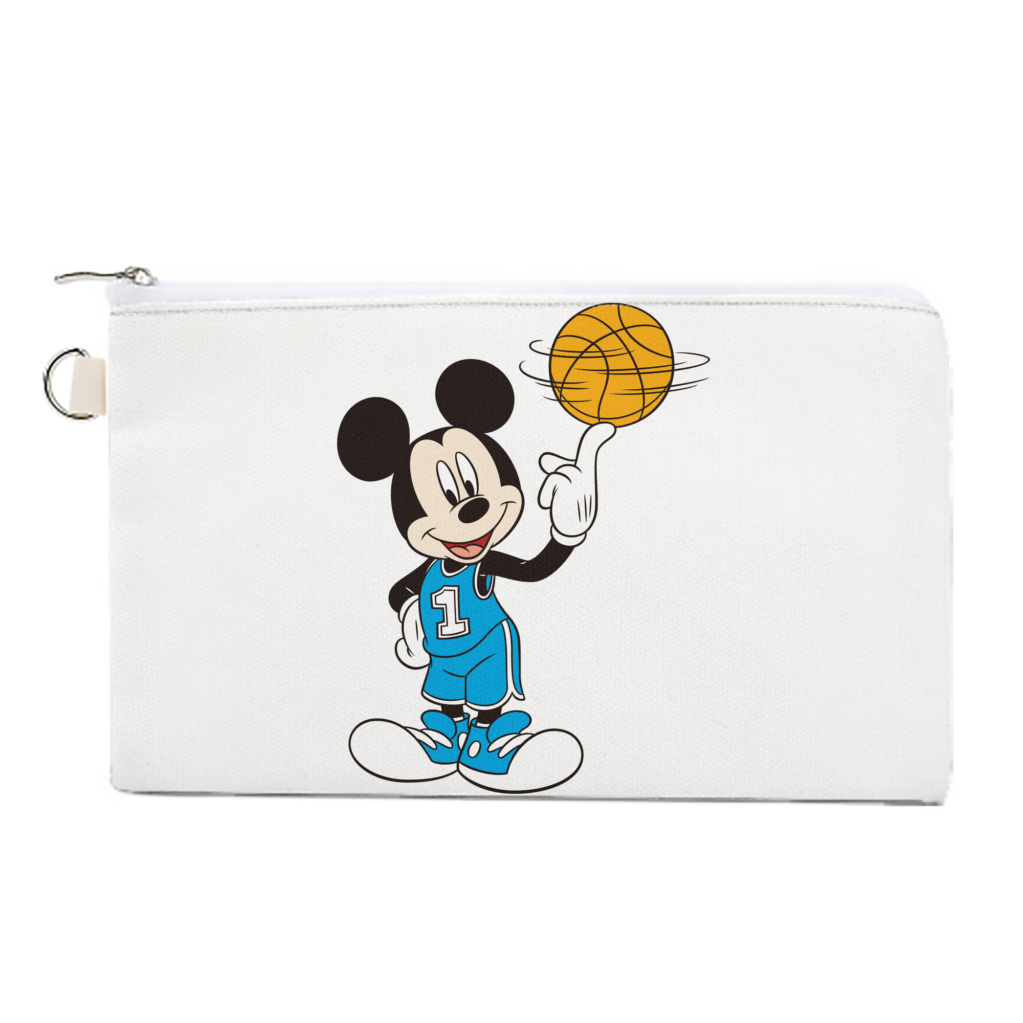 （画像用） ミッキーマウス Mickey Mouse キャンバス生地ポーチ　小物入れ
