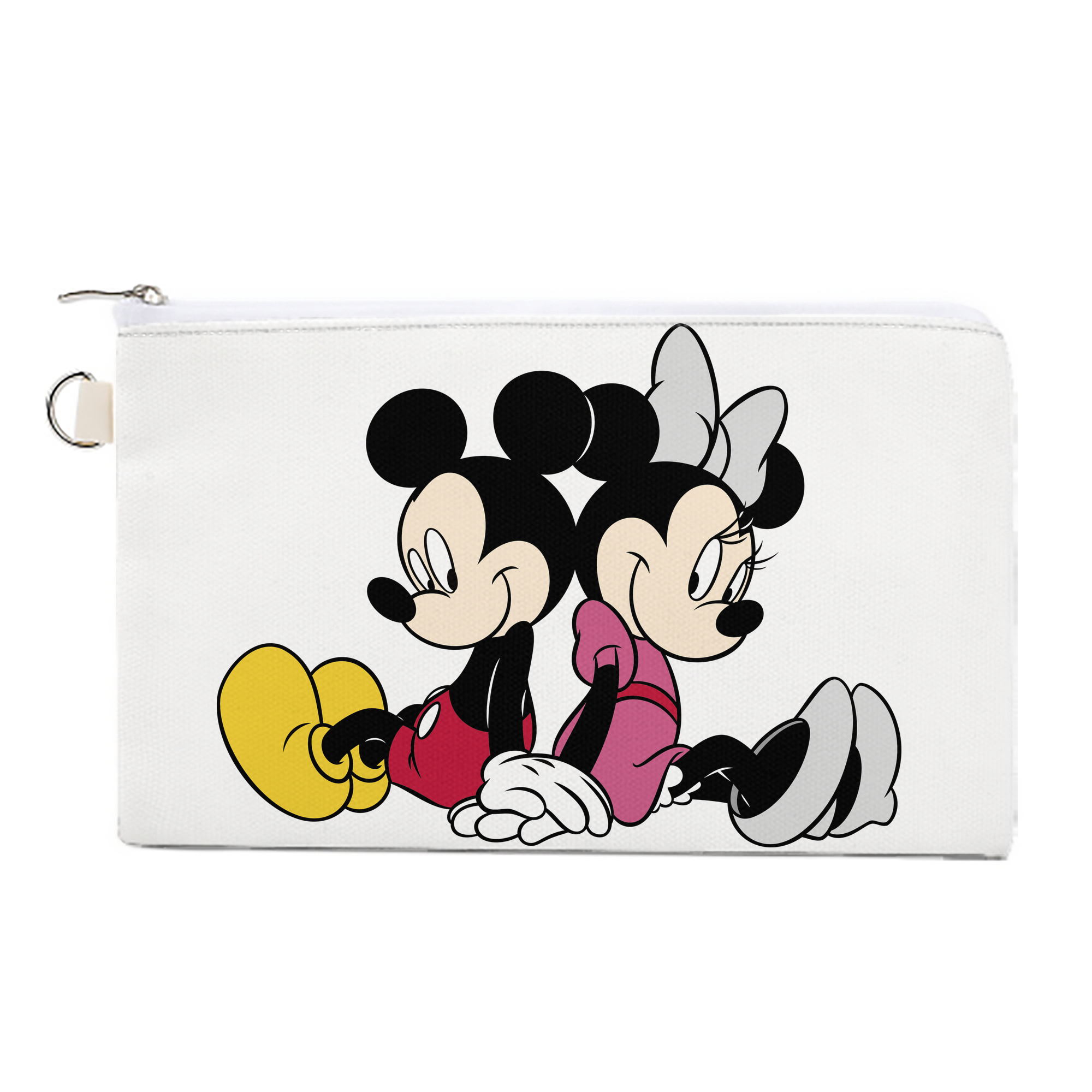 （画像用） ミッキーマウス Mickey Mouse キャンバス生地ポーチ　小物入れ