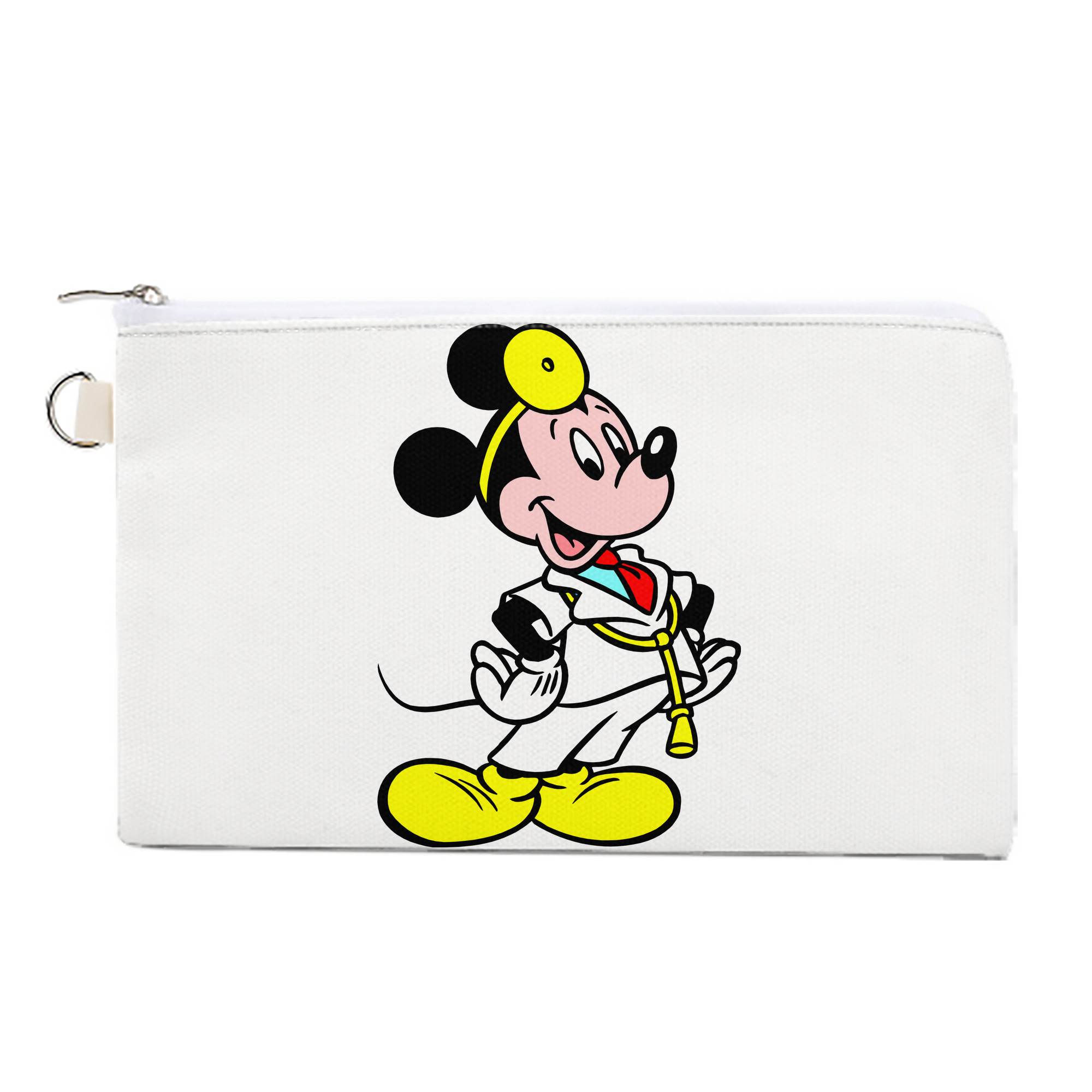 （画像用） ミッキーマウス Mickey Mouse キャンバス生地ポーチ　小物入れ