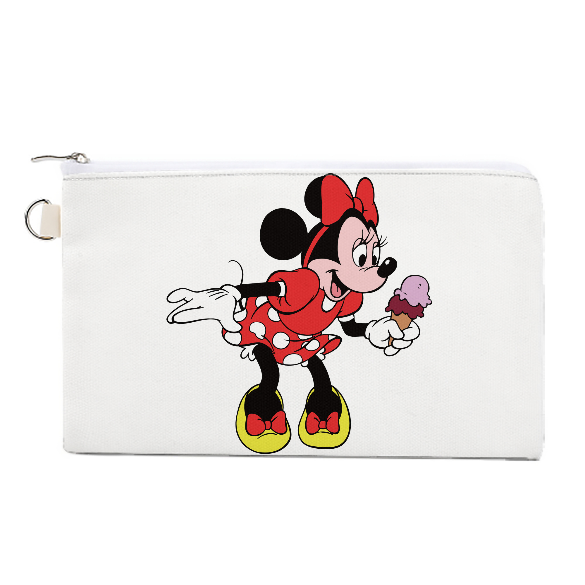 （画像用） ミッキーマウス Mickey Mouse キャンバス生地ポーチ　小物入れ