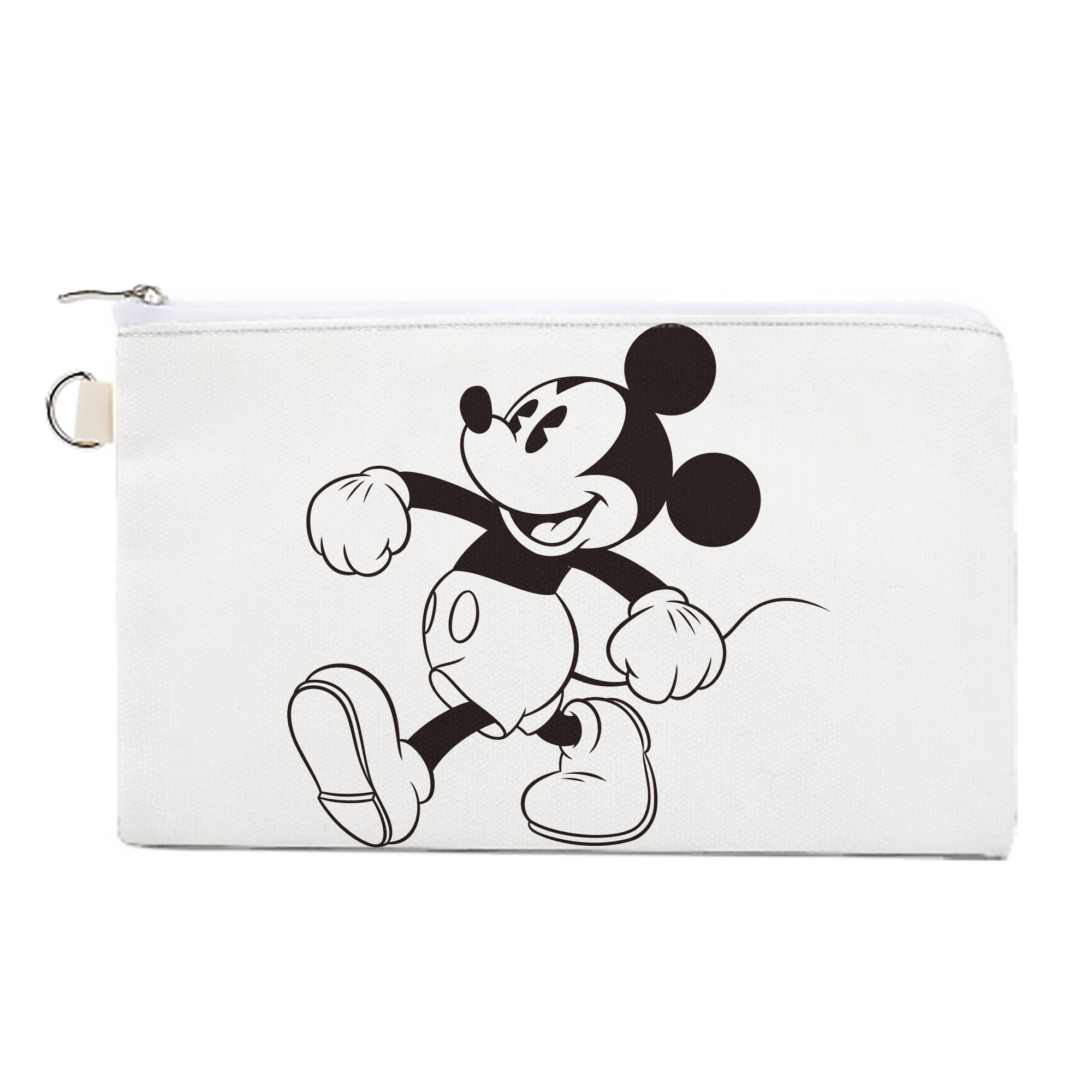 （画像用） ミッキーマウス Mickey Mouse キャンバス生地ポーチ　小物入れ