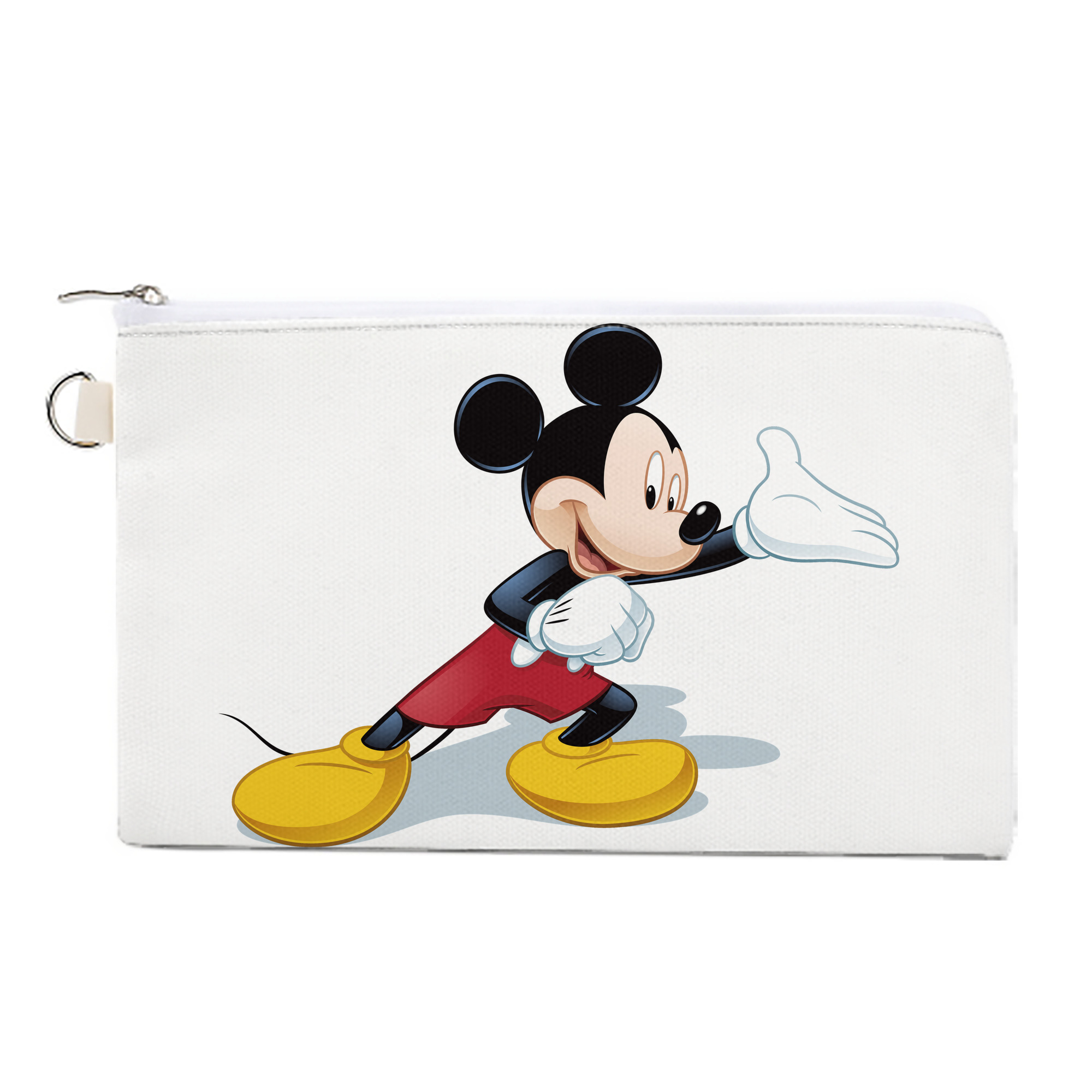 （画像用） ミッキーマウス Mickey Mouse キャンバス生地ポーチ　小物入れ