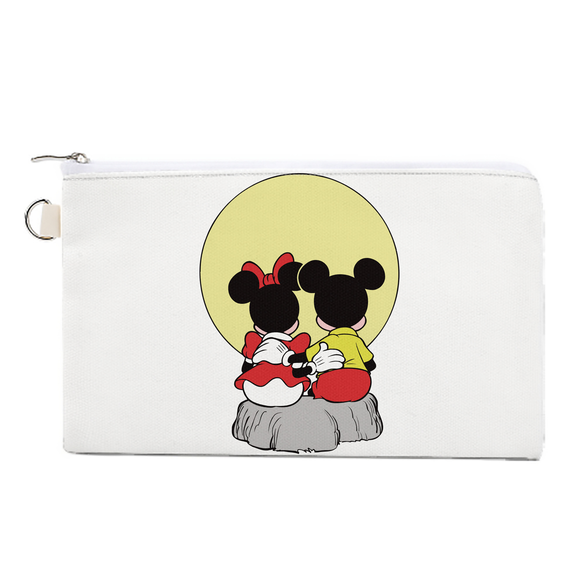（画像用） ミッキーマウス Mickey Mouse キャンバス生地ポーチ　小物入れ